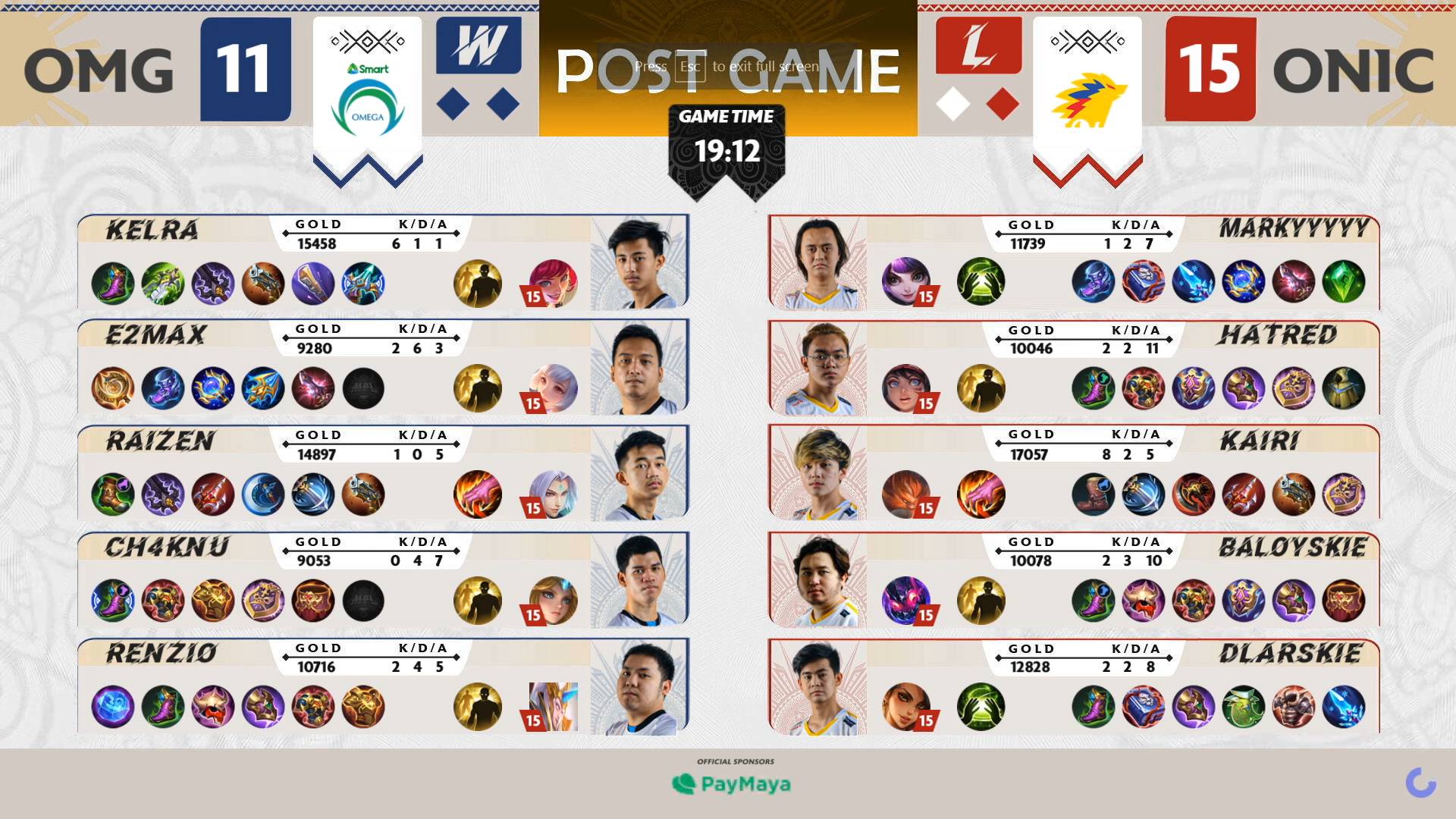 MPL-PH-9-Omega-def-Onic-Game-3 MPL PH: Kelra's clutch maniac lifts SMART Omega to stunner over ONIC ESports Mobile Legends MPL-PH News - philippine sports news