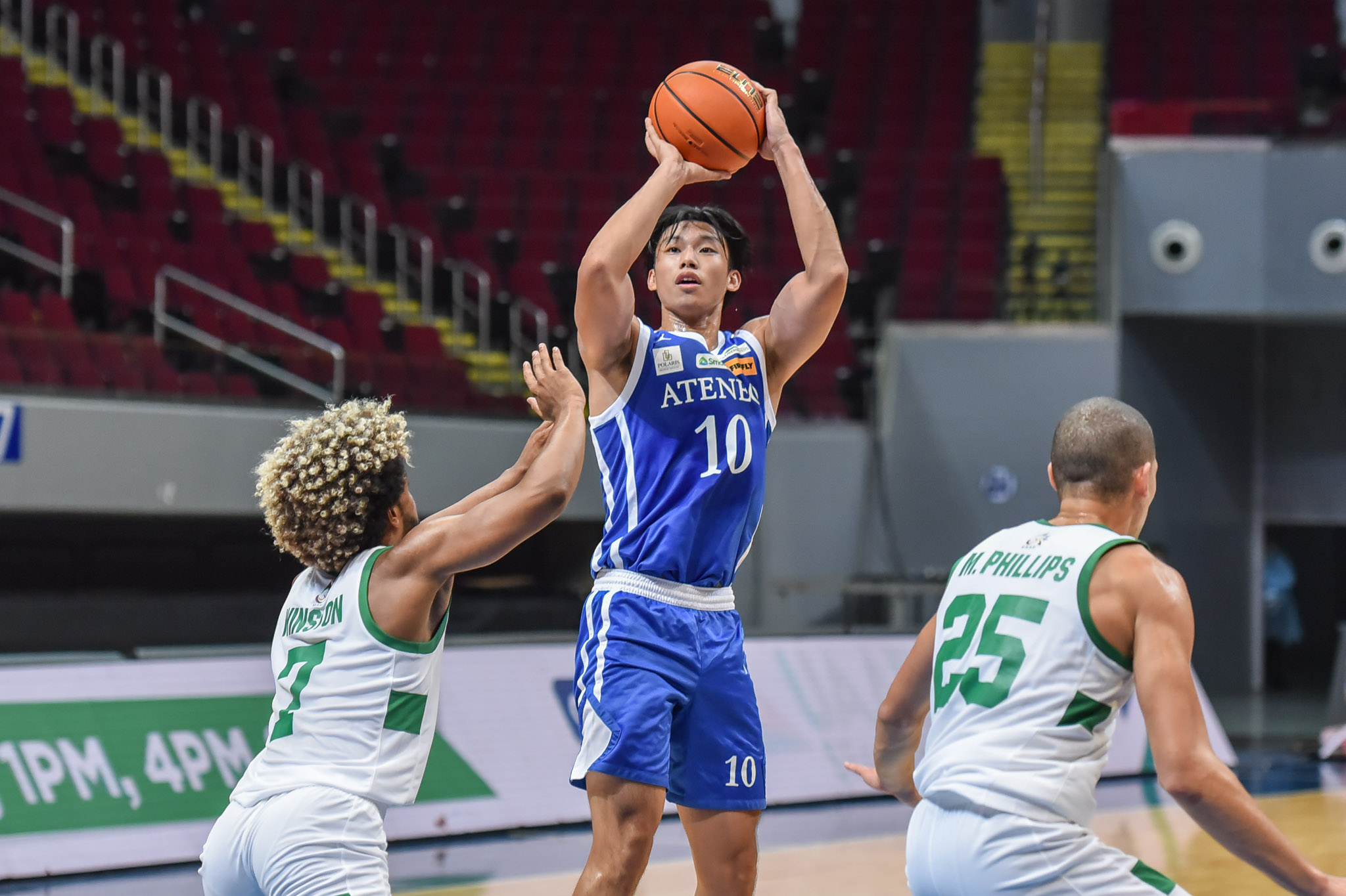 UAAP-84-MBB-DLSU-vs.-ADMU-Dave-Ildefonso-3300 Dave Ildefonso clarifies taunts were not for DLSU: 'Only for Joaqui' ADMU Basketball News UAAP - philippine sports news