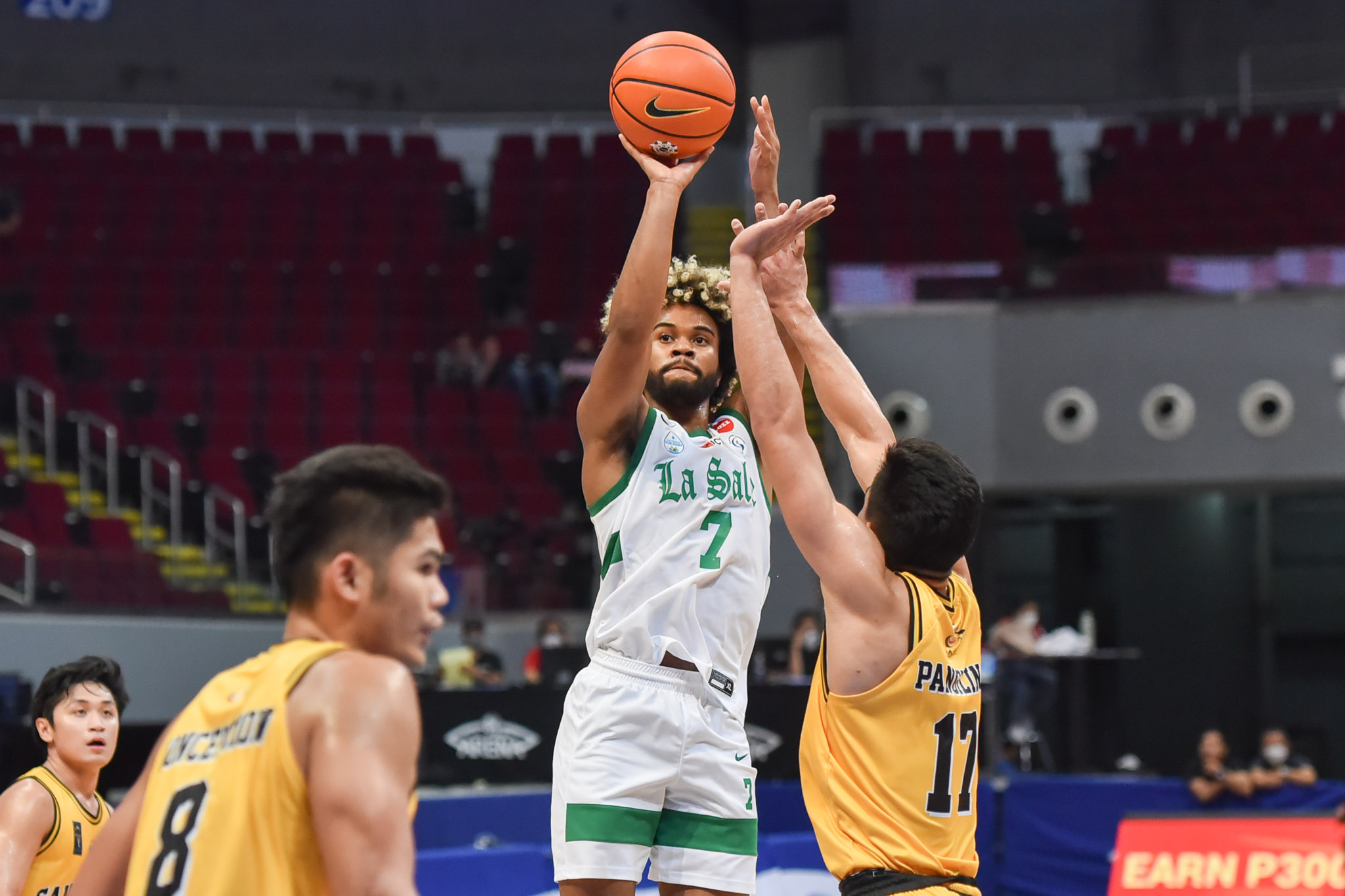 UAAP-84-MBB-DLSU-vs.-UST-Schonny-Winston-1180 Derrick Pumaren 'stops' Winston from reaching Pasaol's mark Basketball DLSU News UAAP - philippine sports news