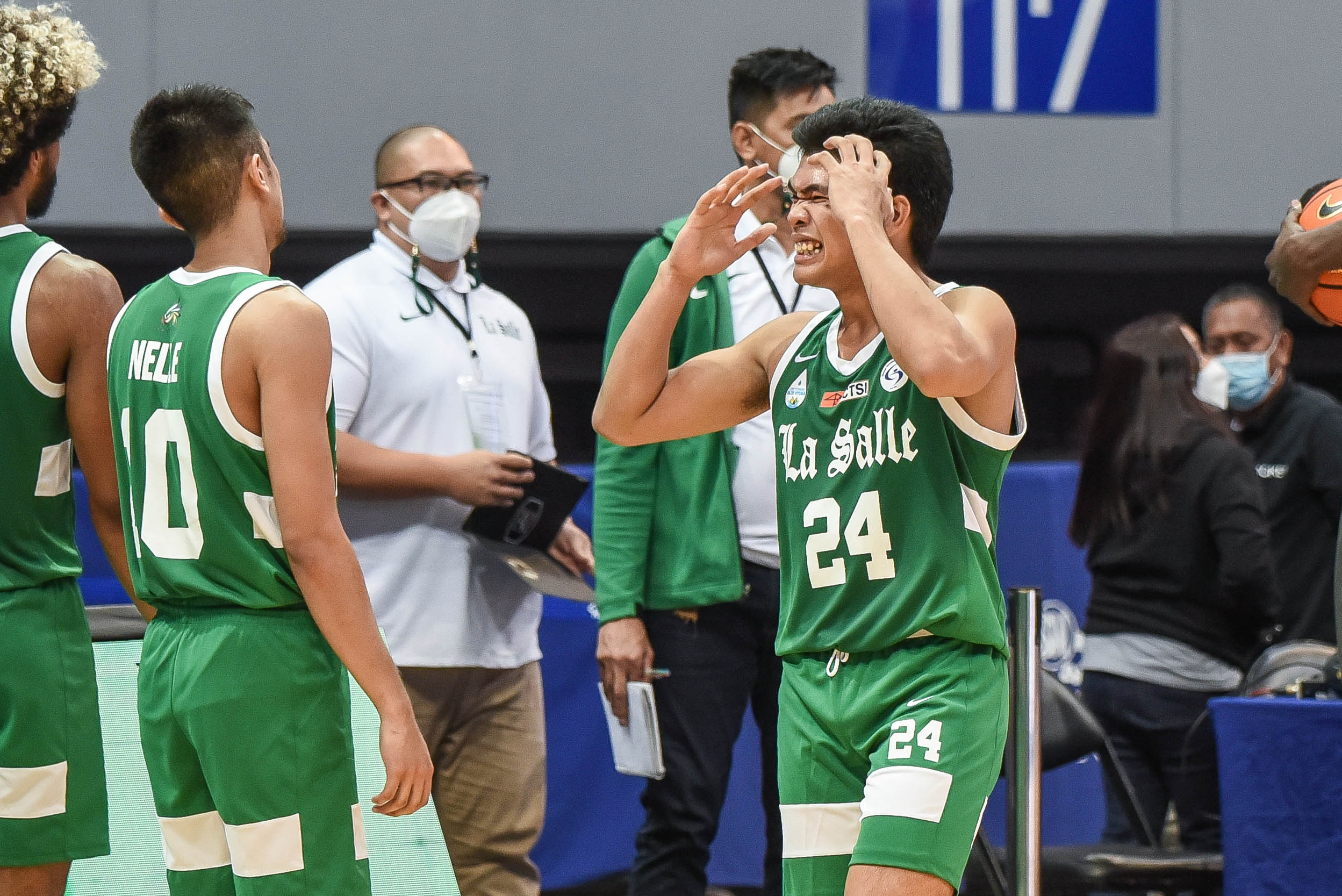 UAAP-84-Mens-Basketball-UP-vs-DLSU-Mark-Nonoy-2 Derrick Pumaren urges La Salle to stay positive after demoralizing UP loss Basketball DLSU News UAAP - philippine sports news