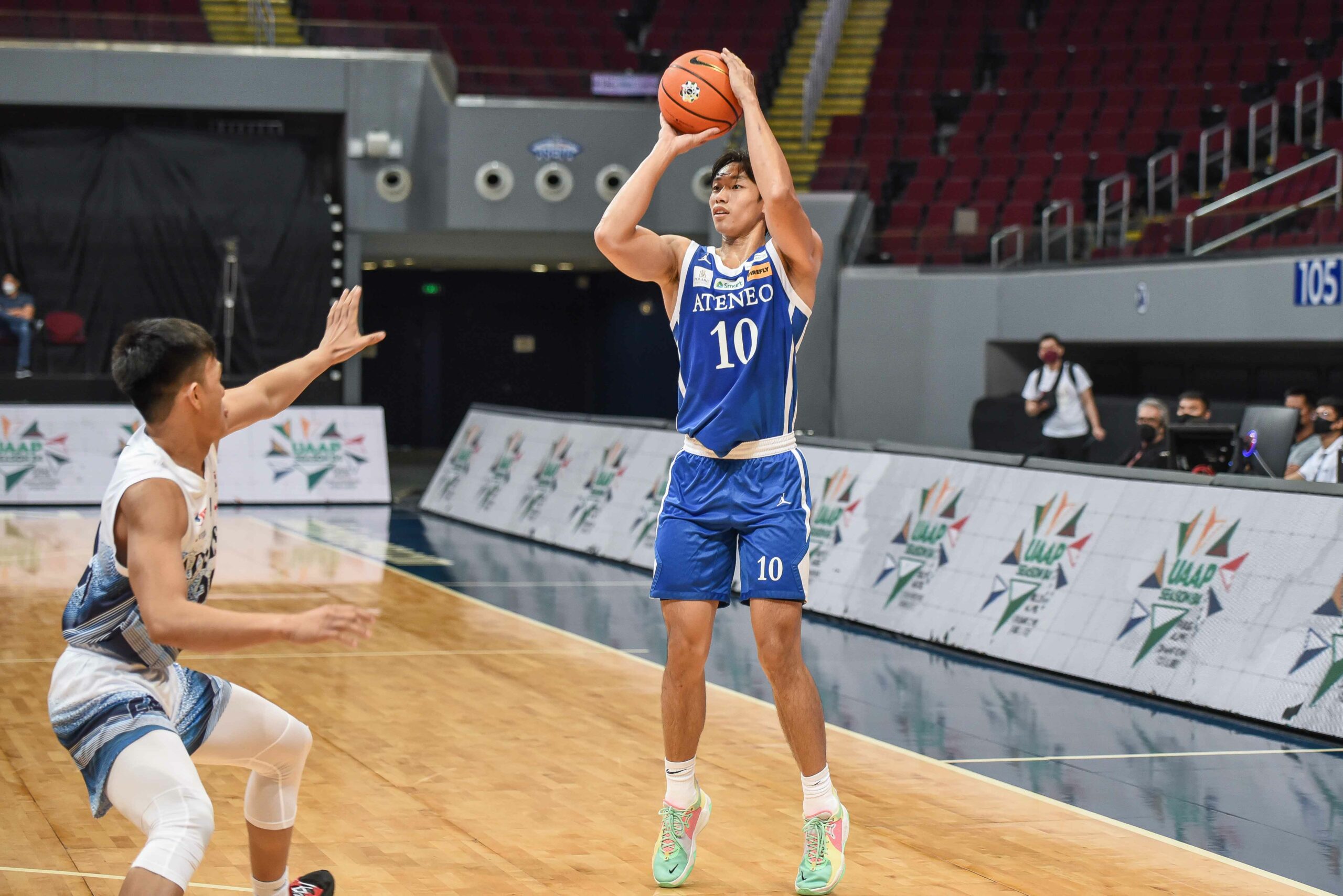UAAP84-Mens-Basketball-AdU-vs-ADMU-Dave-Ildefonso-1-scaled After surviving RJ, Shaun warns bro Dave: 'Hindi makakakita ng bola sa amin yun' Basketball News NU UAAP - philippine sports news