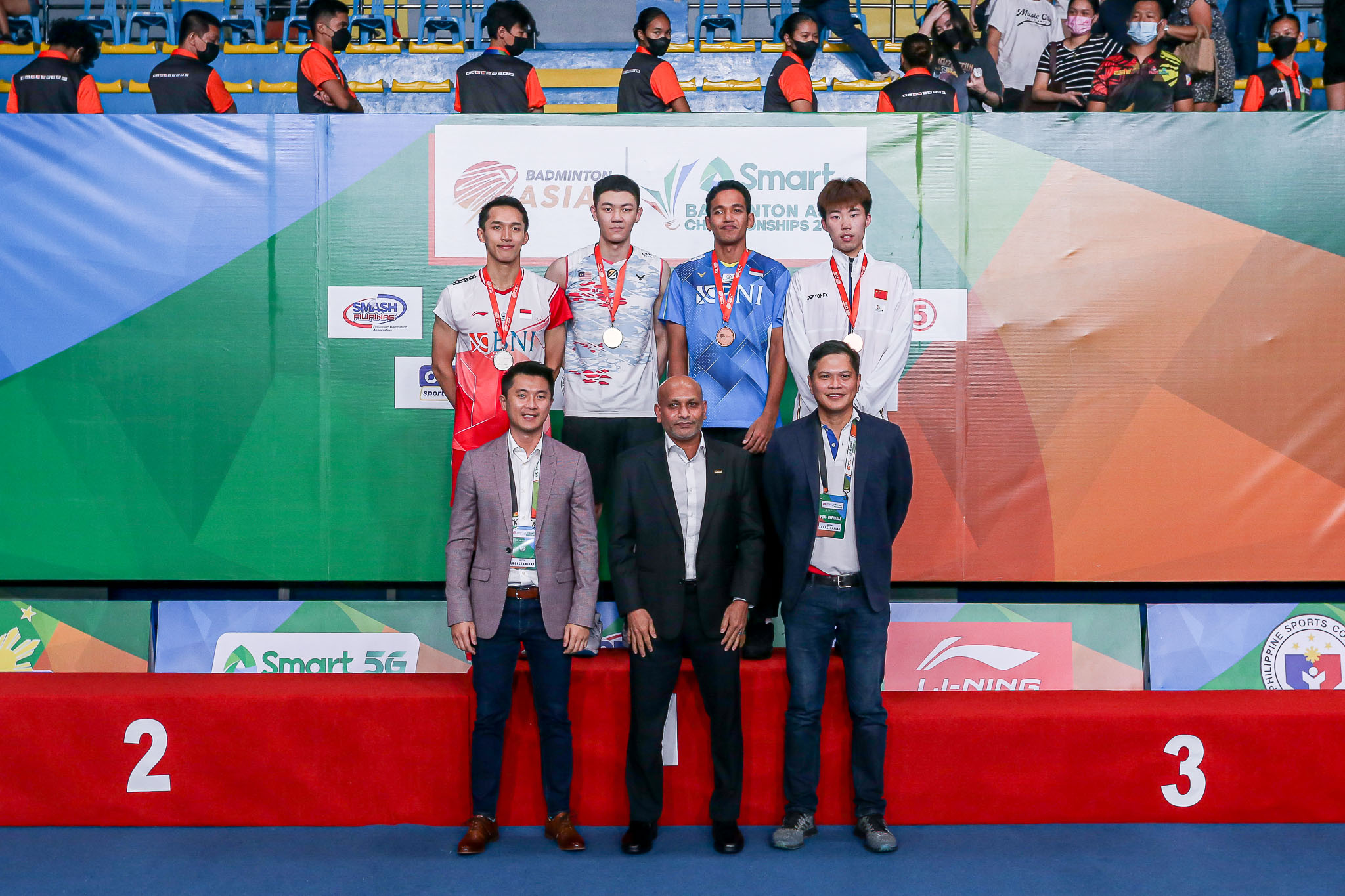 MENS-SINGLES-WINNERS Badminton Asia: Lee Zii Jia downs Jonatan Christie to win first Asian title 2022 Badminton Asia Championships Badminton News - philippine sports news