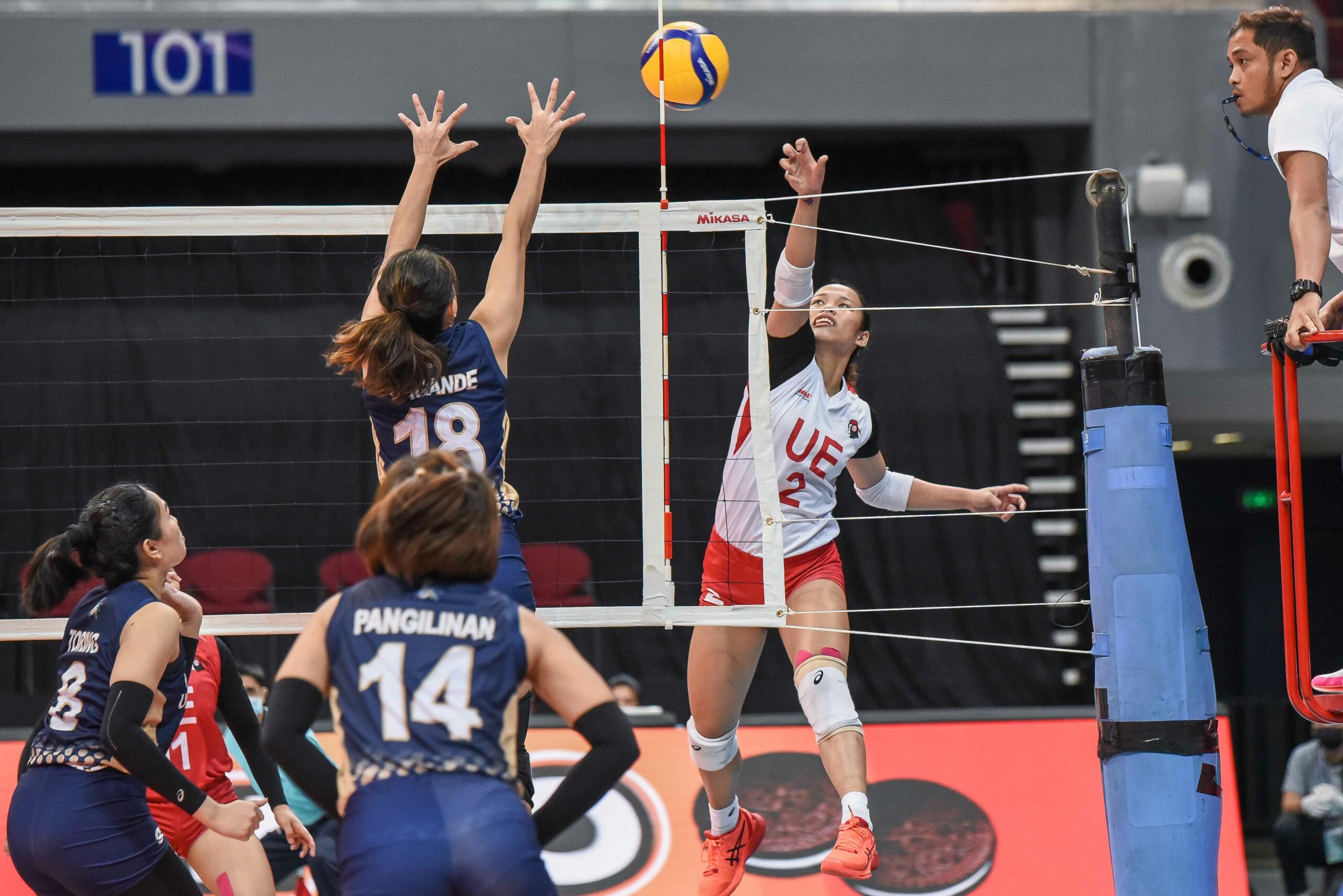 UAAP-84-Woens-Volleyball-UE-vs-NU-Ja-Lana-scaled Dimaculangan bros Karl, Ronwald relish first match-up News NU UAAP UE Volleyball - philippine sports news