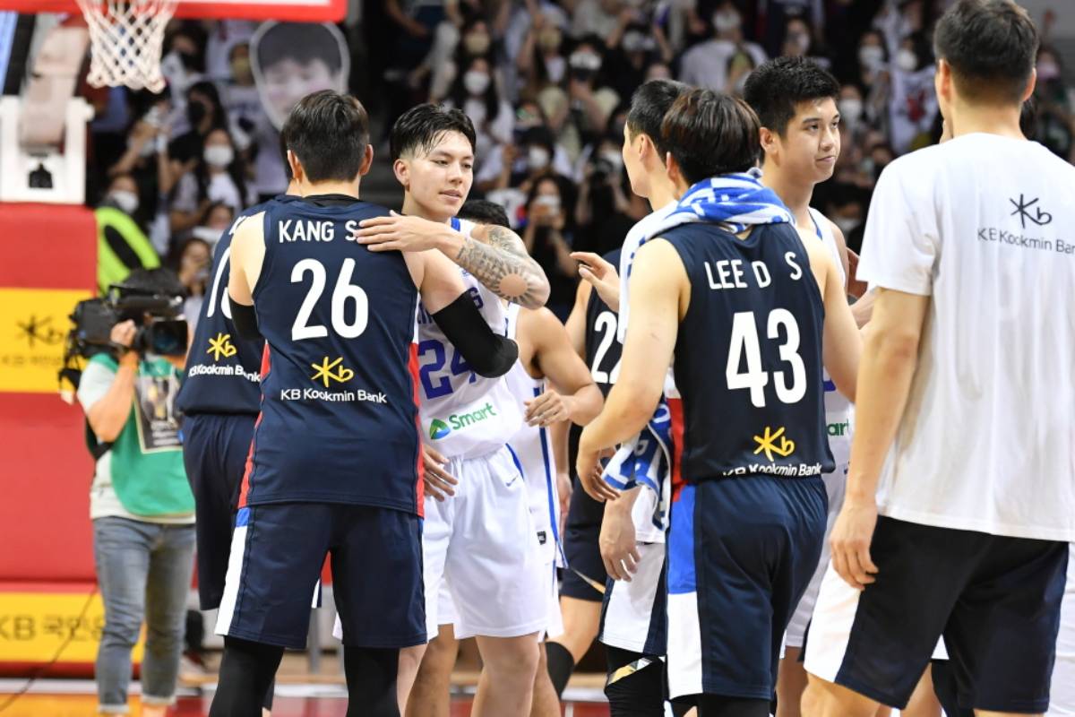 Gilas-Korea-friendly-Dwight-Ramos Gilas to only field 11 players in FIBA third window 2023 FIBA World Cup Basketball Gilas Pilipinas News - philippine sports news