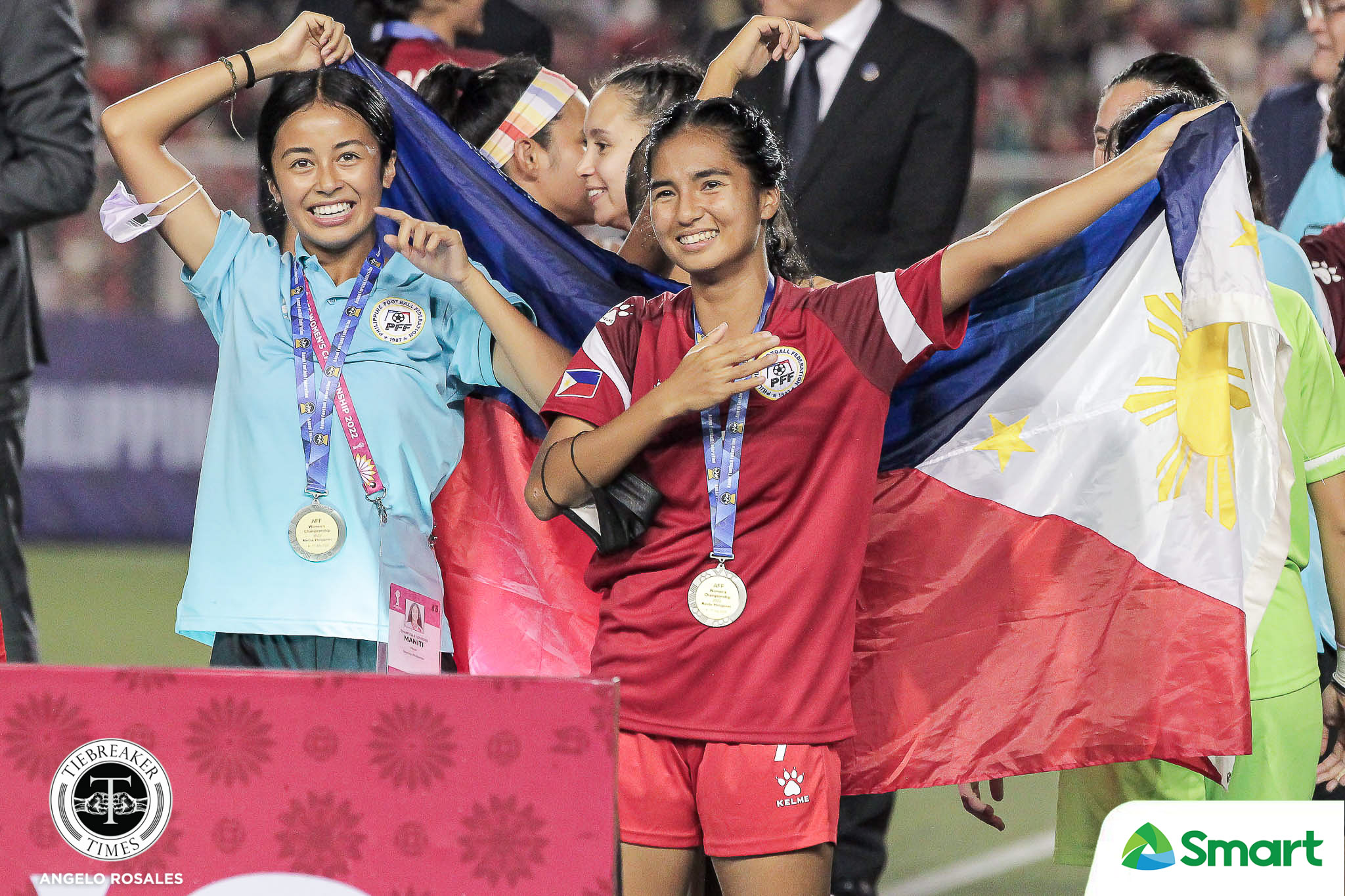 2022-AFF-Womens-Championship-Philippines-vs-Thailand-Finals-Celeb-PHI-Kathleen-Rodriguez-PHI Sarina Bolden pays tribute to past Malditas that paved way for Filipinas 2022 AFF Women’s Championship Filipinas Football News - philippine sports news