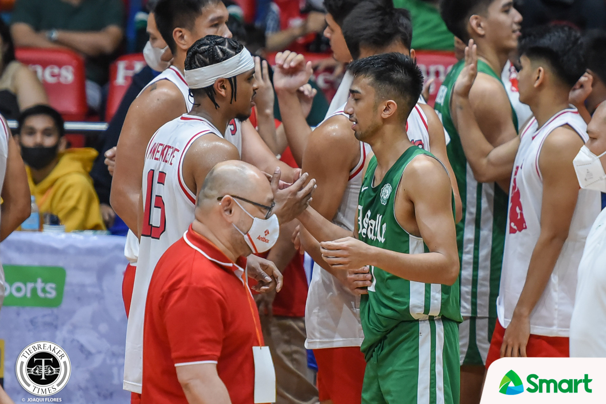Filoil-2022-DLSU-vs.-SBU-Evan-Nelle-James-Kwekuteye-0112 NorthPort reunites San Beda’s 'Bandana Bros', ships Tratter back to Blackwater Basketball News PBA - philippine sports news