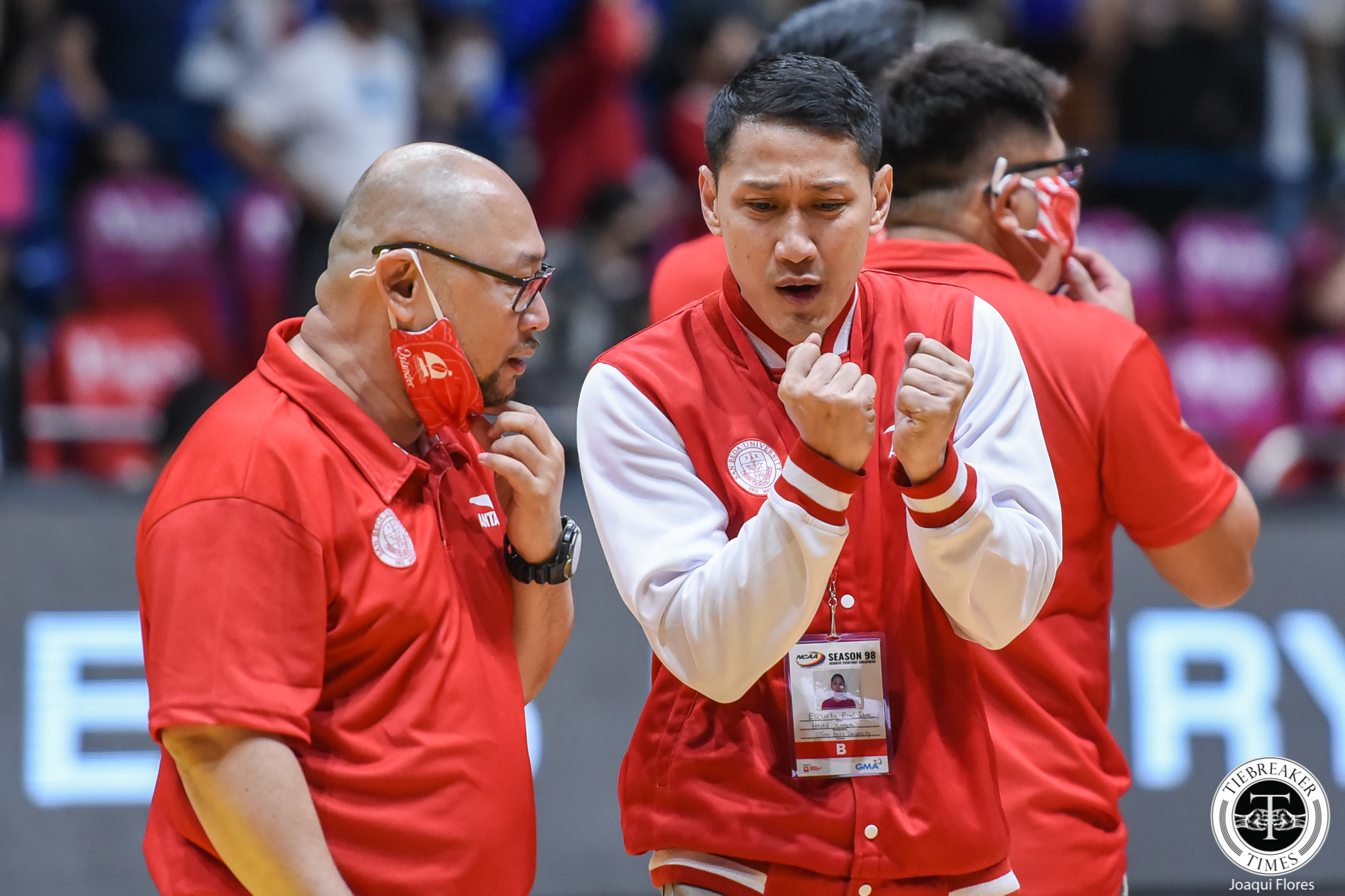 NCAA-98-SBU-vs.-LPU-Yuri-Escueta-0569 Fernandez hopes Bolick's talk rekindles San Beda's fire Basketball NCAA News SBC - philippine sports news