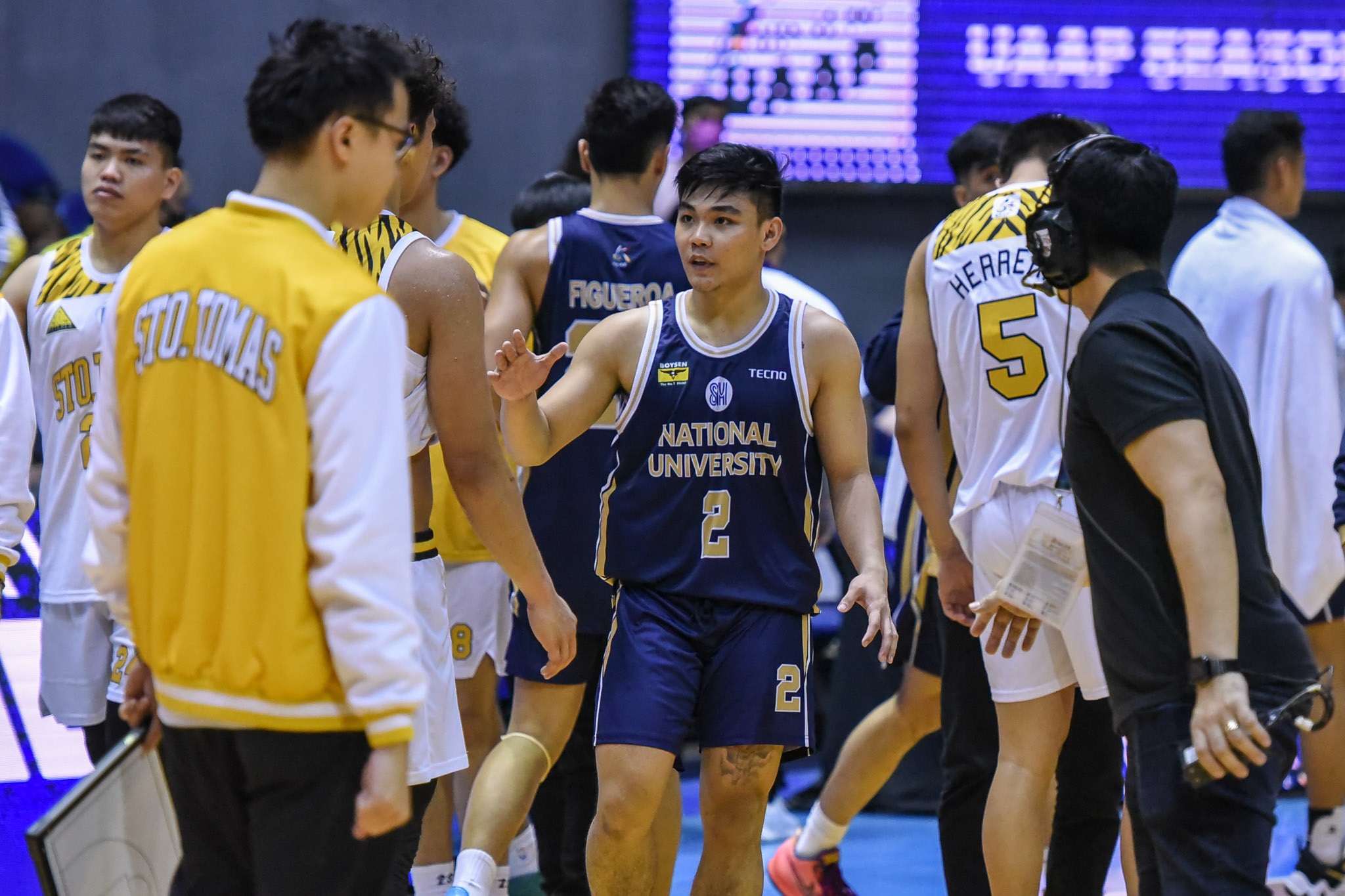 UAAP-85-MBB-NU-vs.-UST-Kean-Baclaan-Nic-Cabanero-2632 Baclaan insists he had no added motivation vs UST: 'Nag-focus lang ako' Basketball News NU UAAP - philippine sports news