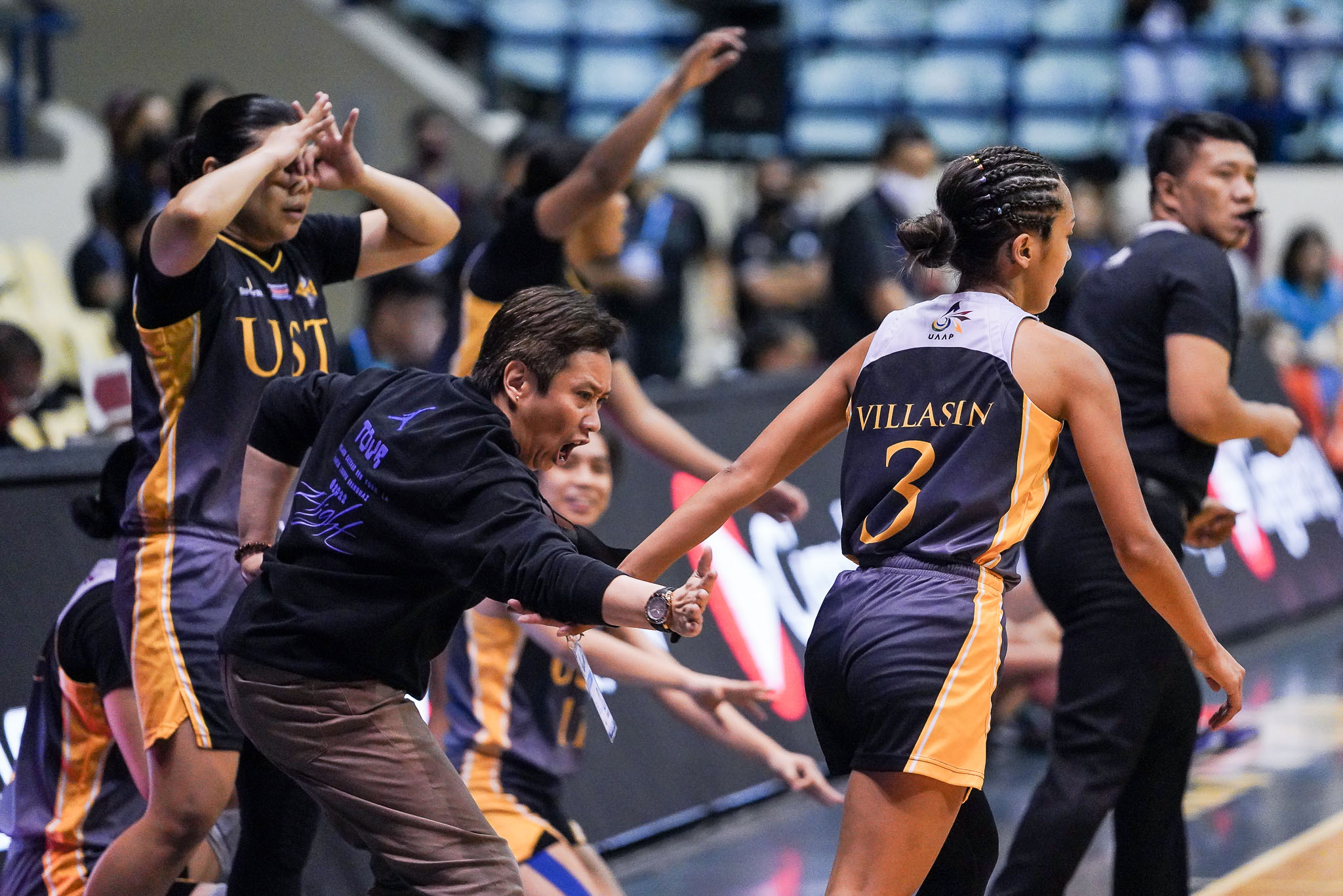 UAAP-S85-WBB-UST Nikki Villasin makes sure to make statement before first round ends Basketball News UAAP UST - philippine sports news