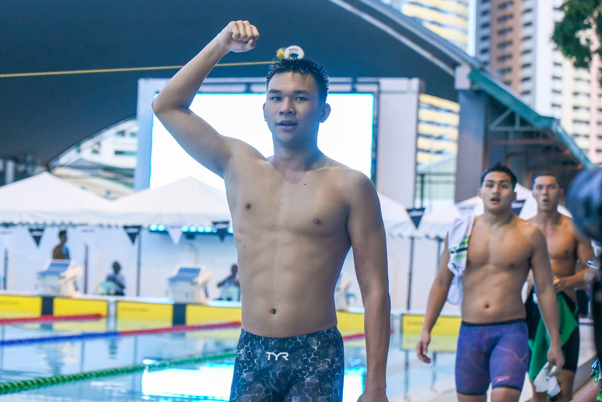 400-LC-FREESTYLE-RELAY-MENS-JOSHUA-ROLDAN-SEAN-CRUZ-JAREN-TAN-CHRISTOPHER-WONG-6 UAAP 85 CSW: Chua, Isleta keep La Salle women's lead; Dela Cruz resets PH 50m br record ADMU DLSU News Swimming UAAP UP UST - philippine sports news