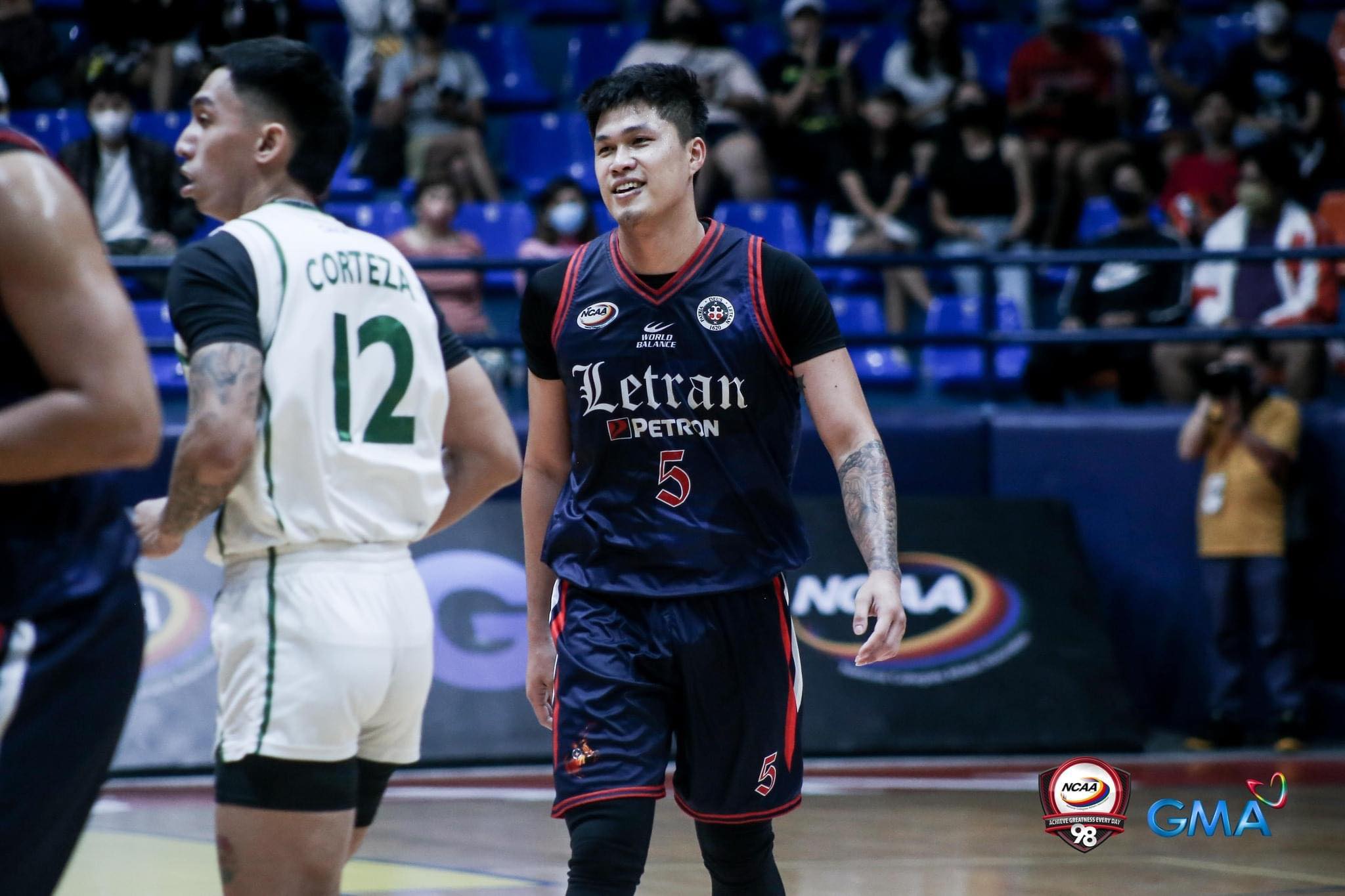 NCAA-Season-98-CSJL-vs-CSB-Louie-Sangalang Will Gozum wants one more shot at Louie Sangalang, Letran Basketball CSB NCAA News - philippine sports news