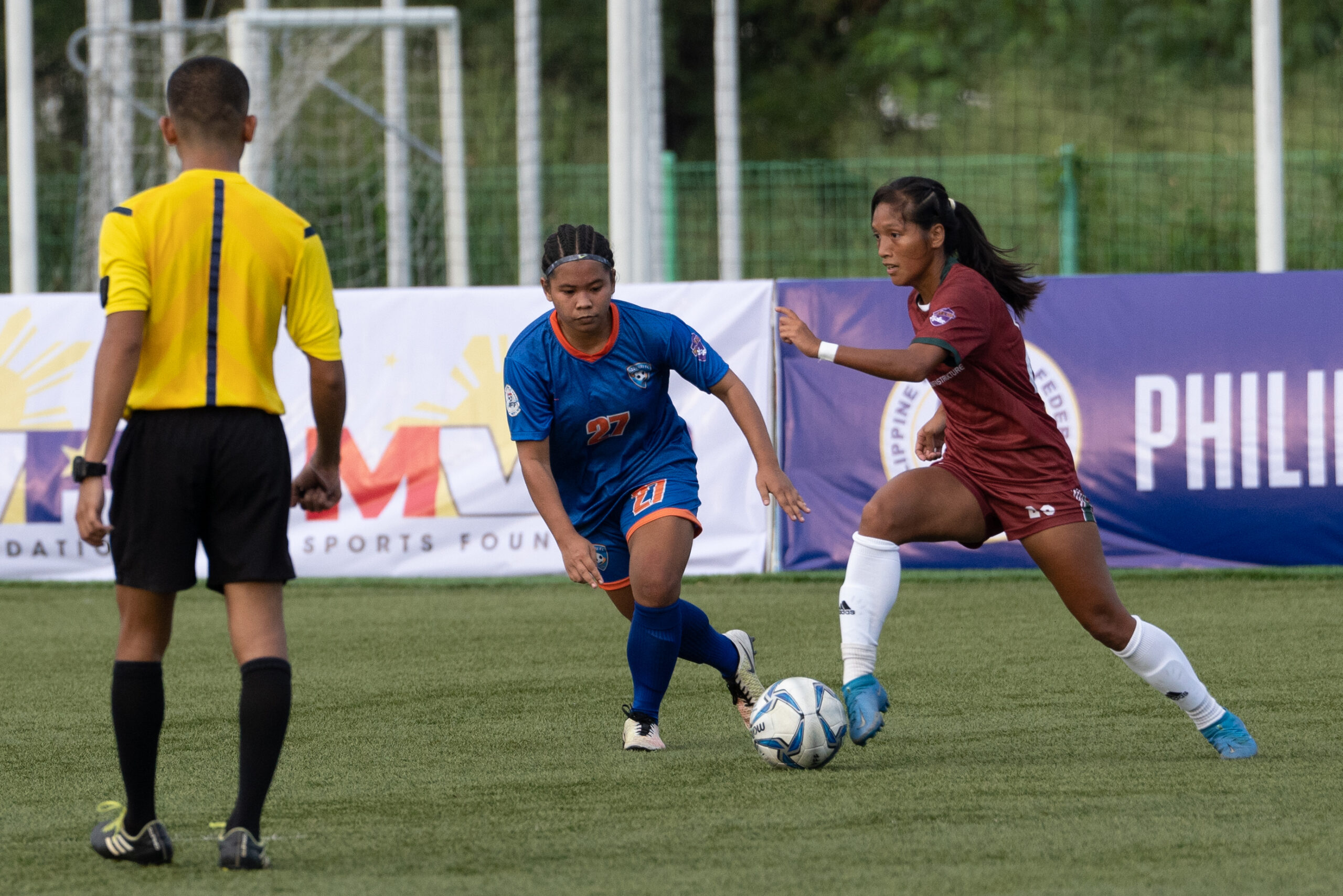 PFF-Womens-Cup-2022-M1-Azurri-FC-v-UP-Alyssa-Ube-scaled PFF Women’s Cup: Three UAAP teams triumph as Tuloy stuns UST ADMU FEU Football News PFF Women's League UP UST - philippine sports news