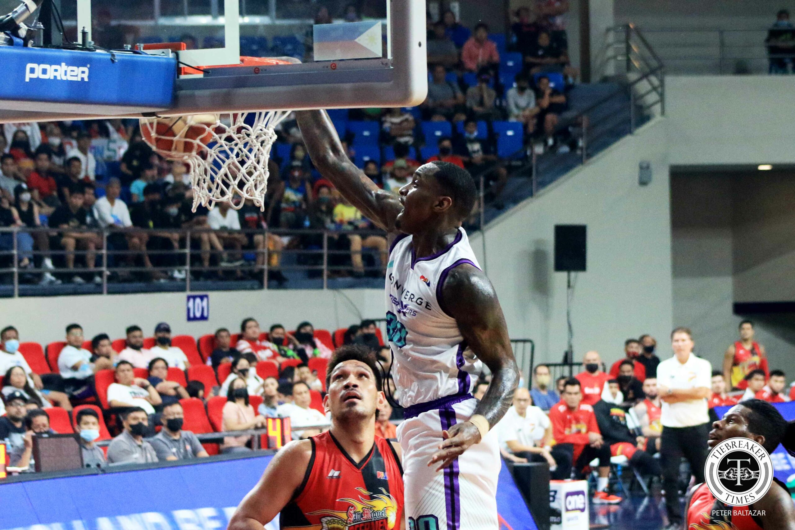 2022-PBA-Commissioners-Cup-QF-San-MIguel-vs-Converge-Quincy-Miller-scaled After disastrous end to maiden campaign, Aldin Ayo looks to start Converge's Govs Cup prep early Basketball News PBA - philippine sports news