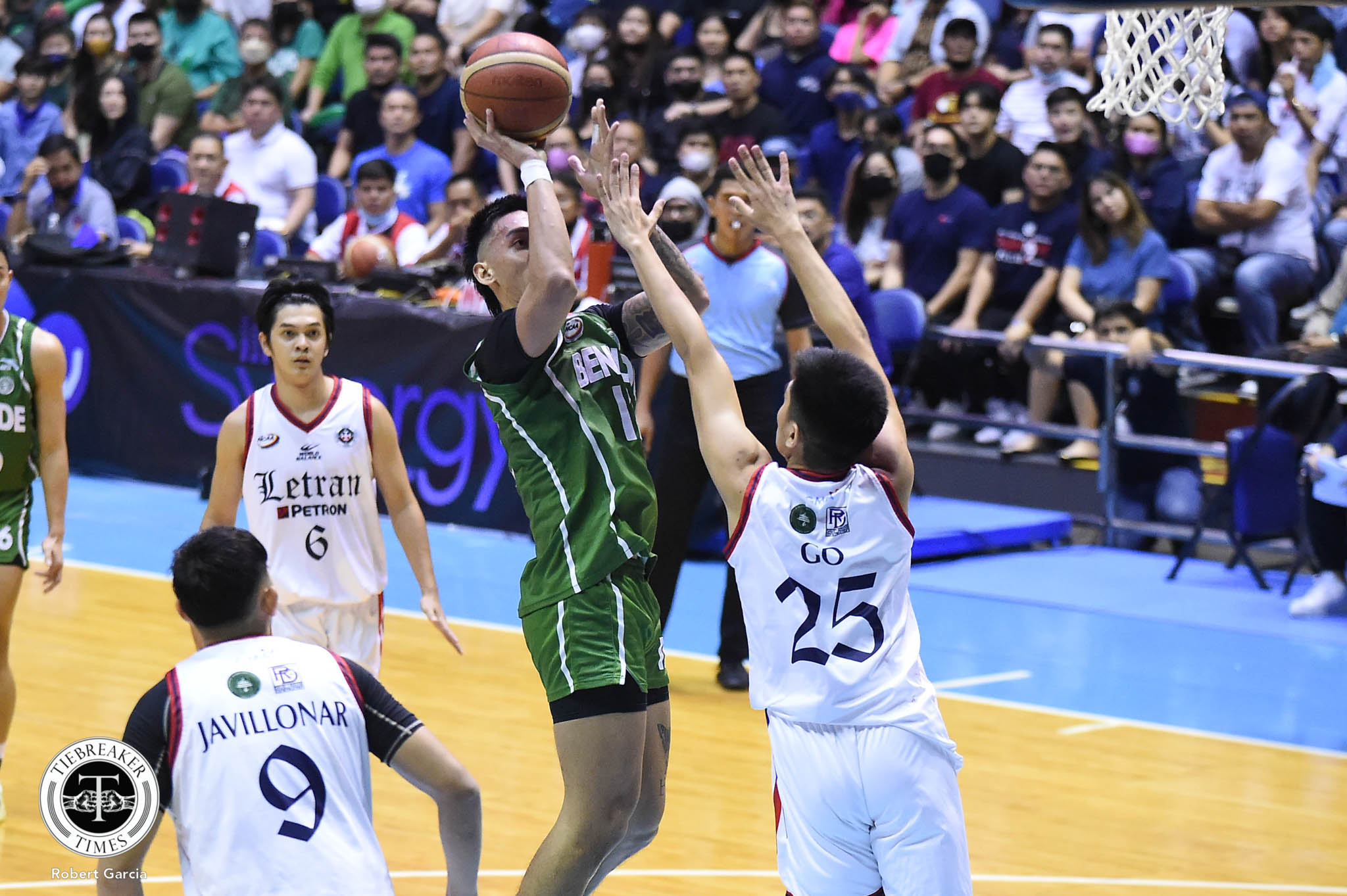 NCAA-98-CSJL-vs-CSB-Miguel-Corteza-2 Corteza, Benilde do not let Letran's physicality throw them off in Game 2 Basketball CSB NCAA News - philippine sports news