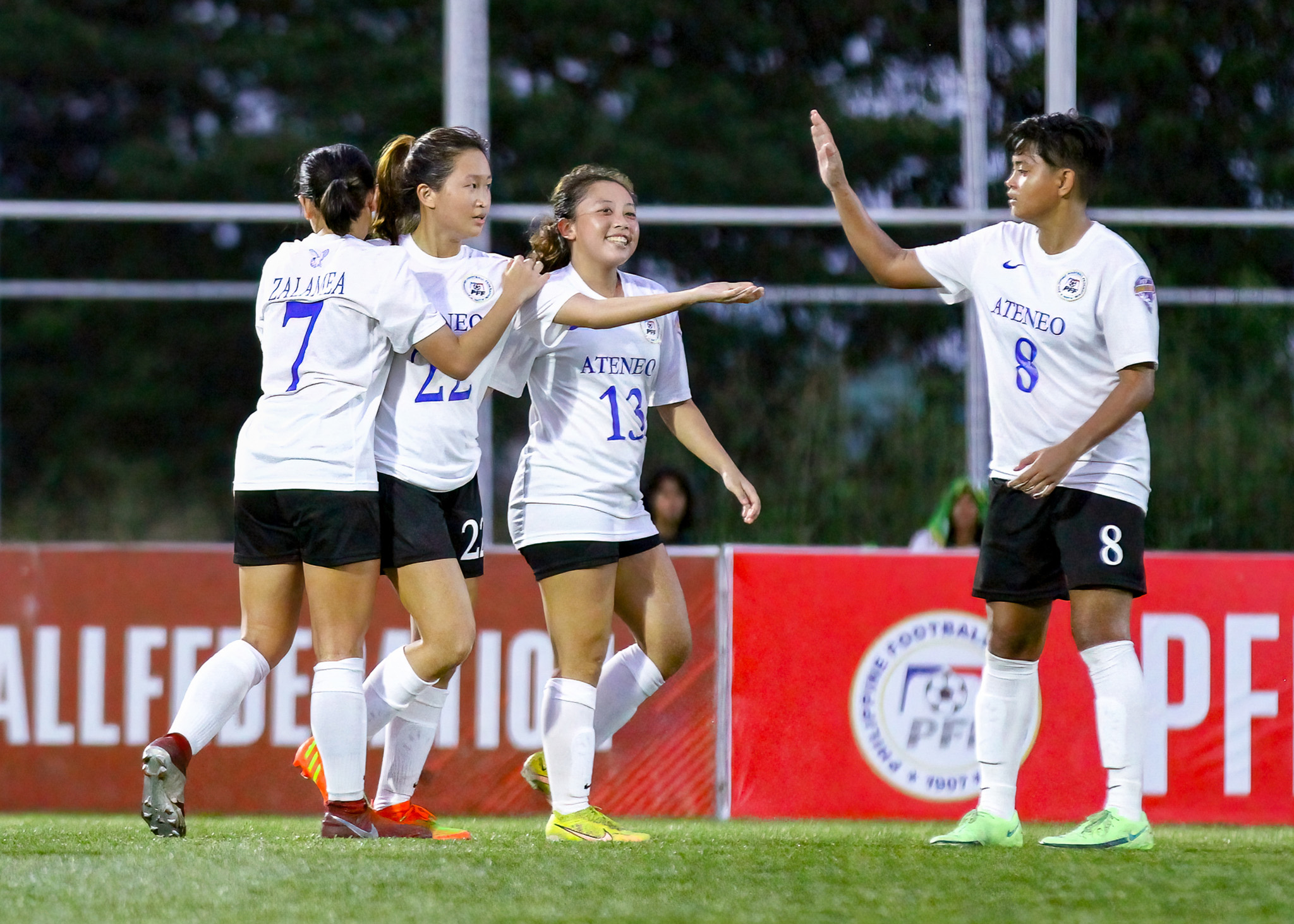 PFFWC-ADMU-def-Azzurri-FC-Maria-Angelica-Dungo-Joyce-Semacio PFF Women's Cup: UST stuns FEU; Ateneo edges Azzurri ADMU FEU Football News PFF Women's League UST - philippine sports news