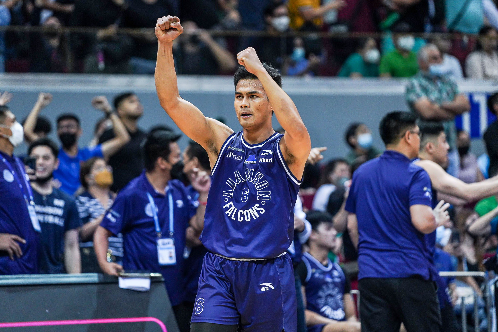 UAAP-MBB-Joshua-Yerro-ADU Nash Racela glad to see 'gate-crashing' Adamson join 'big spenders' in Final Four AdU Basketball News UAAP - philippine sports news