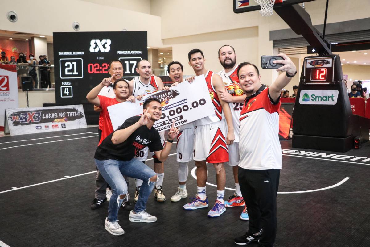 2022-23-PBA-3x3-Season-Leg-1-San-Miguel PBA 3x3: New boy Gonzaga lifts SMB to Leg 1 title 3x3 Basketball News PBA 3X3 - philippine sports news
