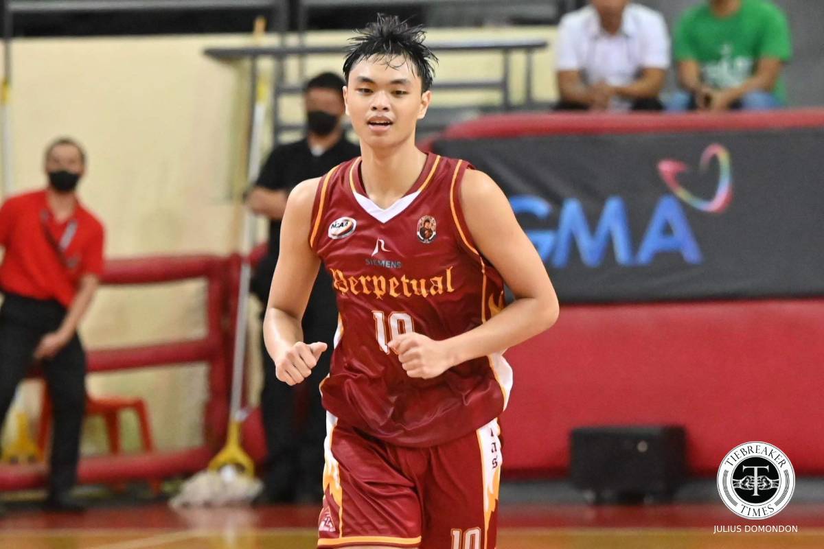 NCAA-Season-98-Perpetual-vs-LSGH-Amiel-Acido NCAA Juniors MVP Amiel Acido chooses UST Basketball NCAA News UPHSD UST - philippine sports news