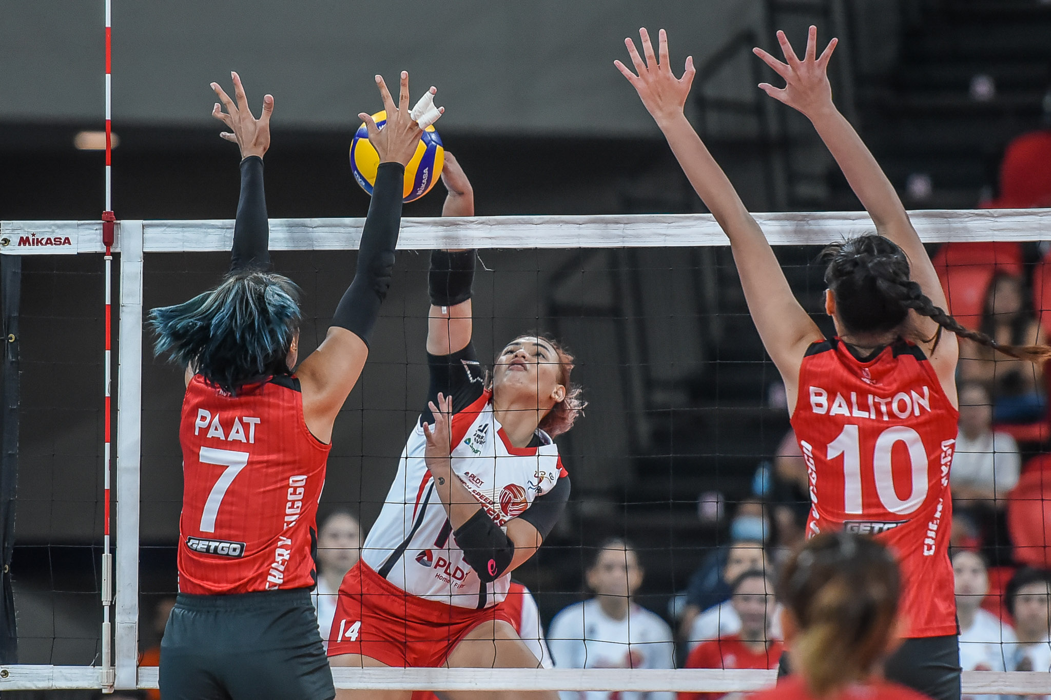 PVL-2023-PLDT-vs.-Chery-Tiggo-Mich-Morente-2056 Morente looks to make most of break given by Ricafort News PVL Volleyball - philippine sports news