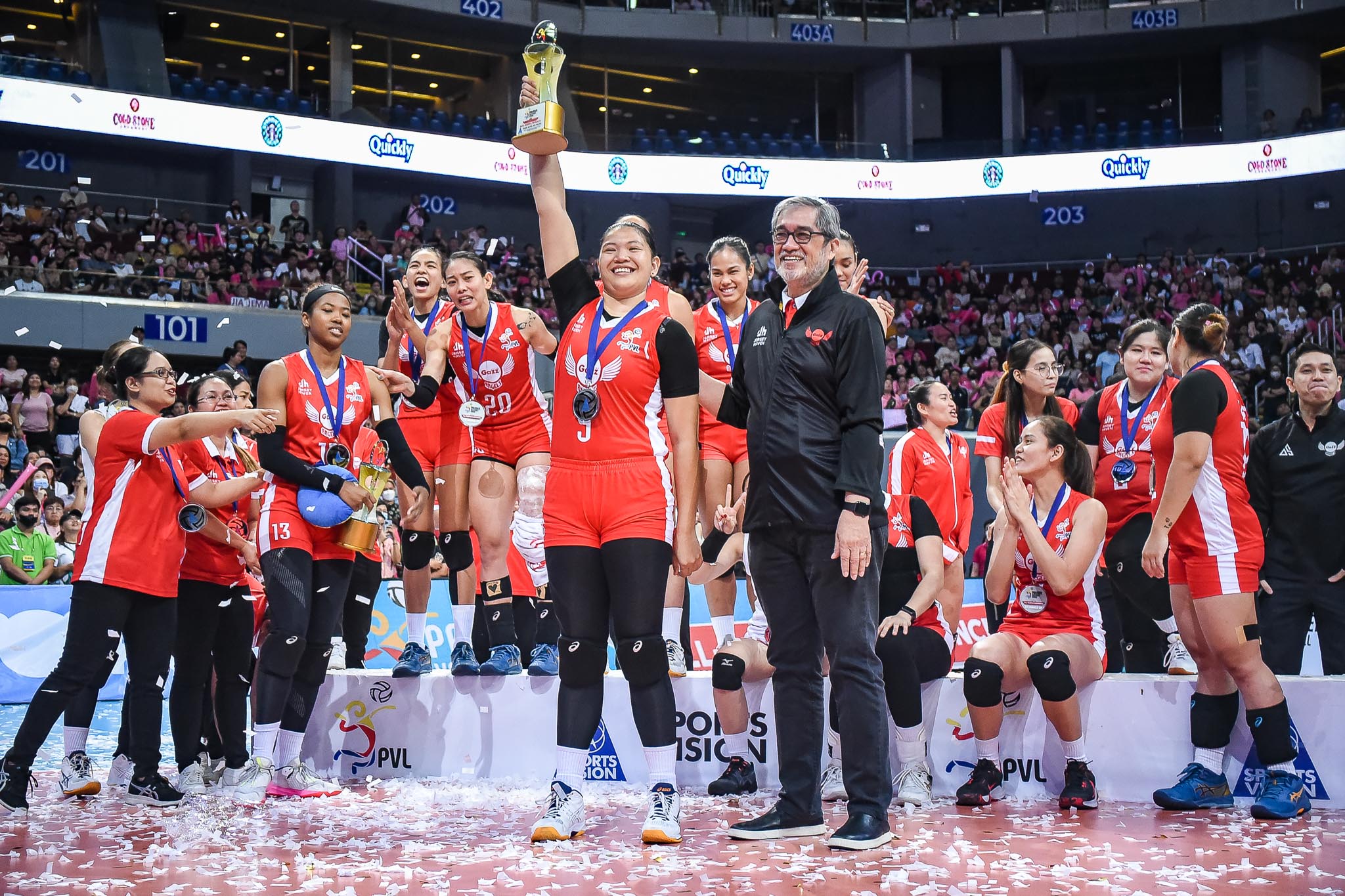 PVL-2023-AFC-Awarding-Remy-Palma-1st-Best-Middle-Blocker-5446 Though proud of Best MB award, Palma remains unsatisfied News PVL Volleyball - philippine sports news