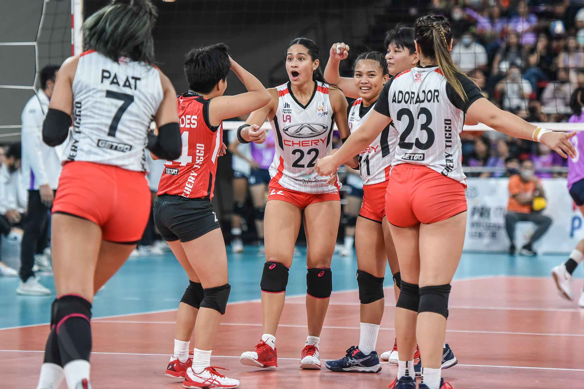 PVL-2023-Chery-Tiggo-vs.-Choco-Mucho-Ponggay-Gaston-0213 Ponggay Gaston says win over Choco Mucho was 'bittersweet' as it ended Titans' chances News PVL Volleyball - philippine sports news