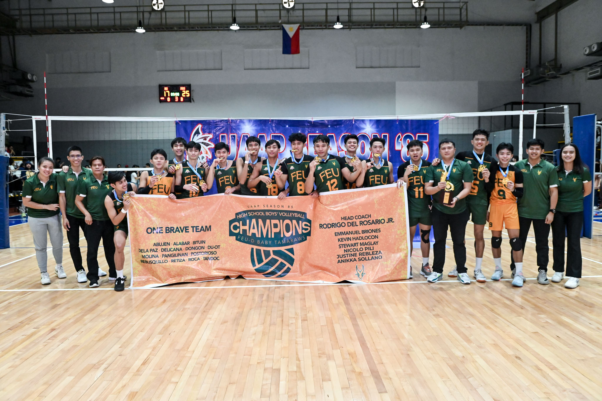 UAAP-HSBVB-CHAMPION-FEU-4760 UAAP 85 BVB: Rhodson Du-ot, FEU-D dethrone NUNS in dominant fashion FEU News NU UAAP Volleyball - philippine sports news