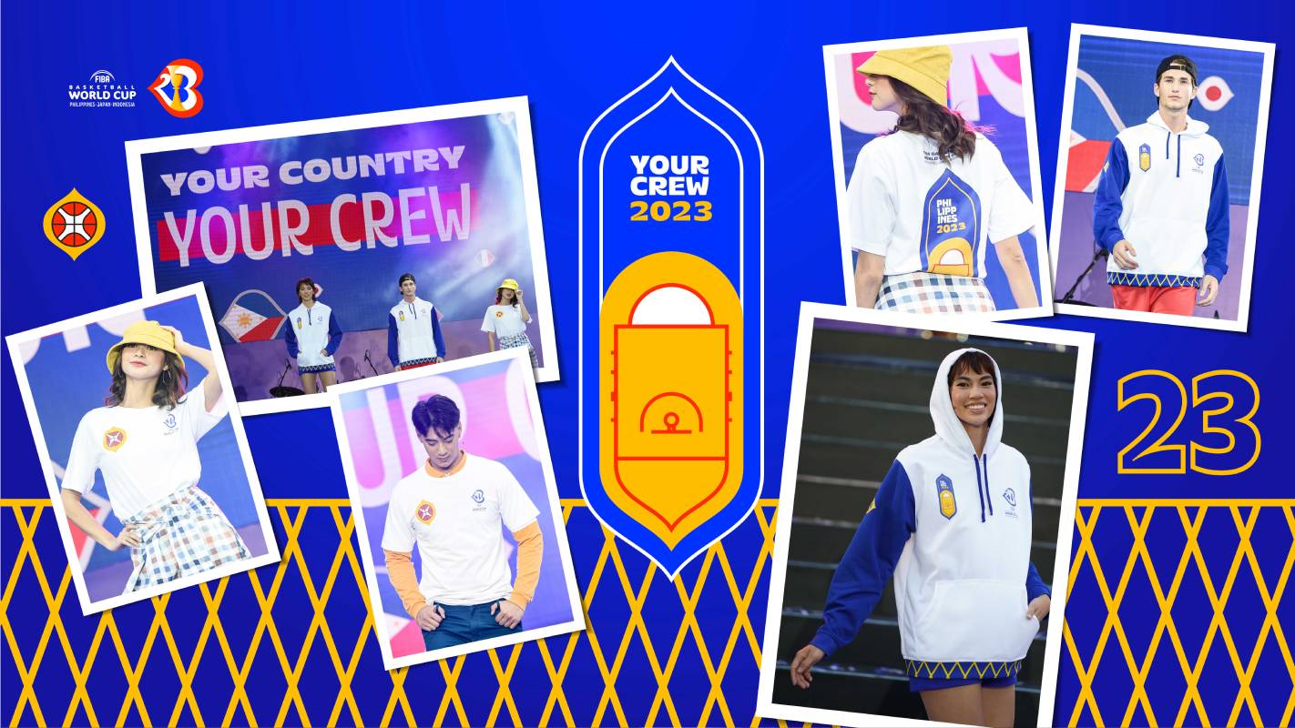 2023-FIBA-WC-Crew FIBA launches online store for WC 2023 merch 2023 FIBA World Cup Basketball Gilas Pilipinas News - philippine sports news