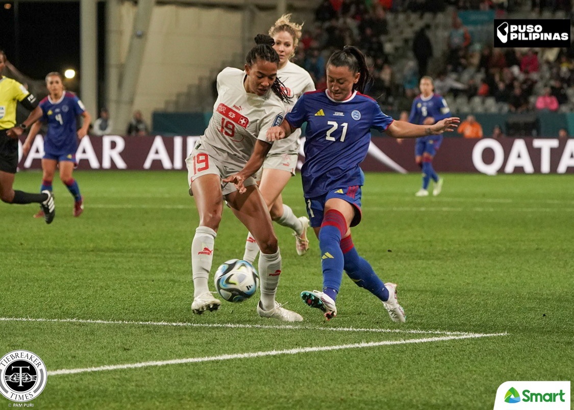2023-FIFA-WWC-PHI-vs-SUI-Katrina-Guillou Guillou, Filipinas look to 'tune out' noise against New Zealand Filipinas Football News - philippine sports news