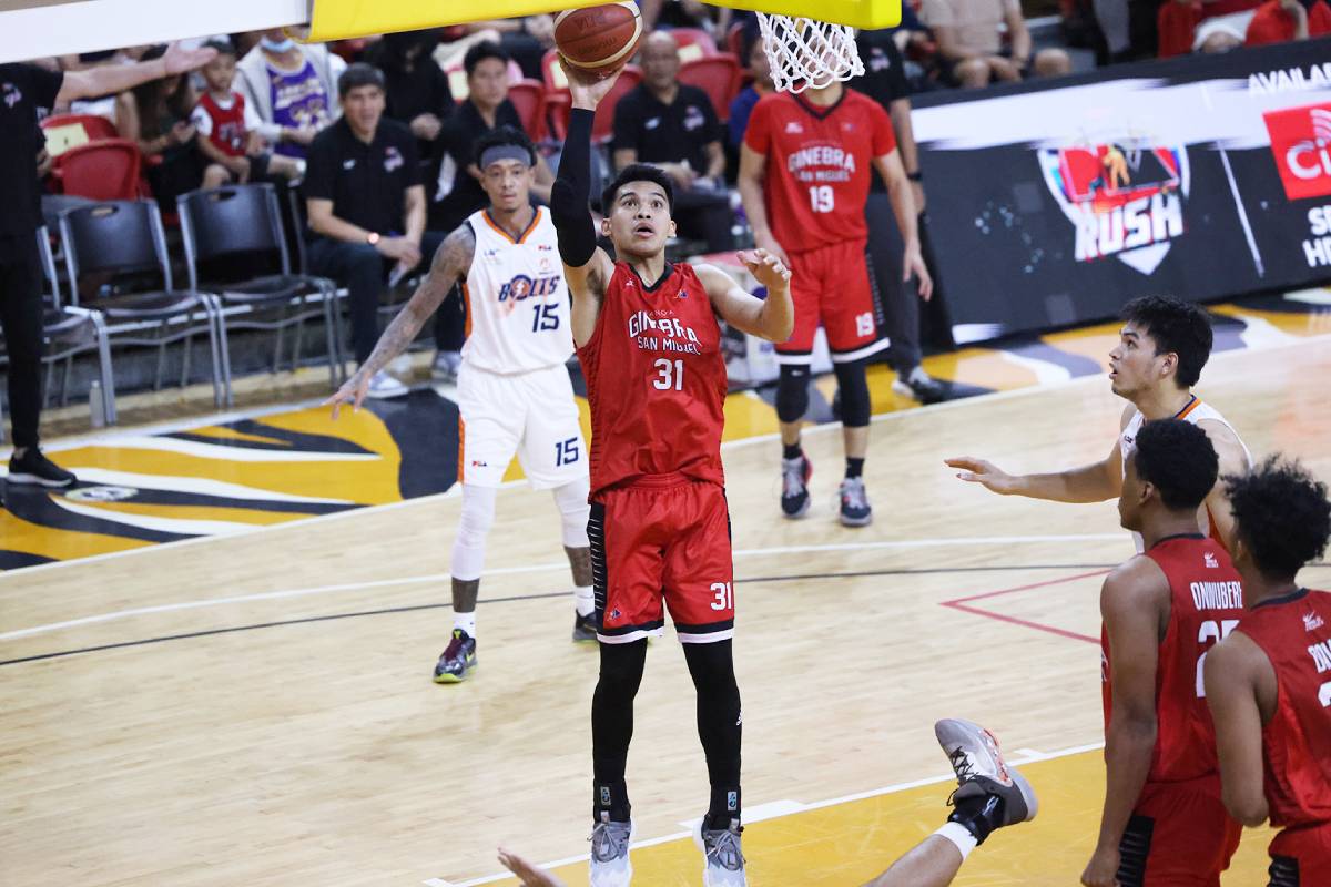 2023-PBA-on-Tour-Ginebra-vs-Meralco-Aljon-Mariano Ginebra trades Mav Ahanmisi, Aljon Mariano to Terrafirma for 2027 first round pick Basketball News PBA - philippine sports news