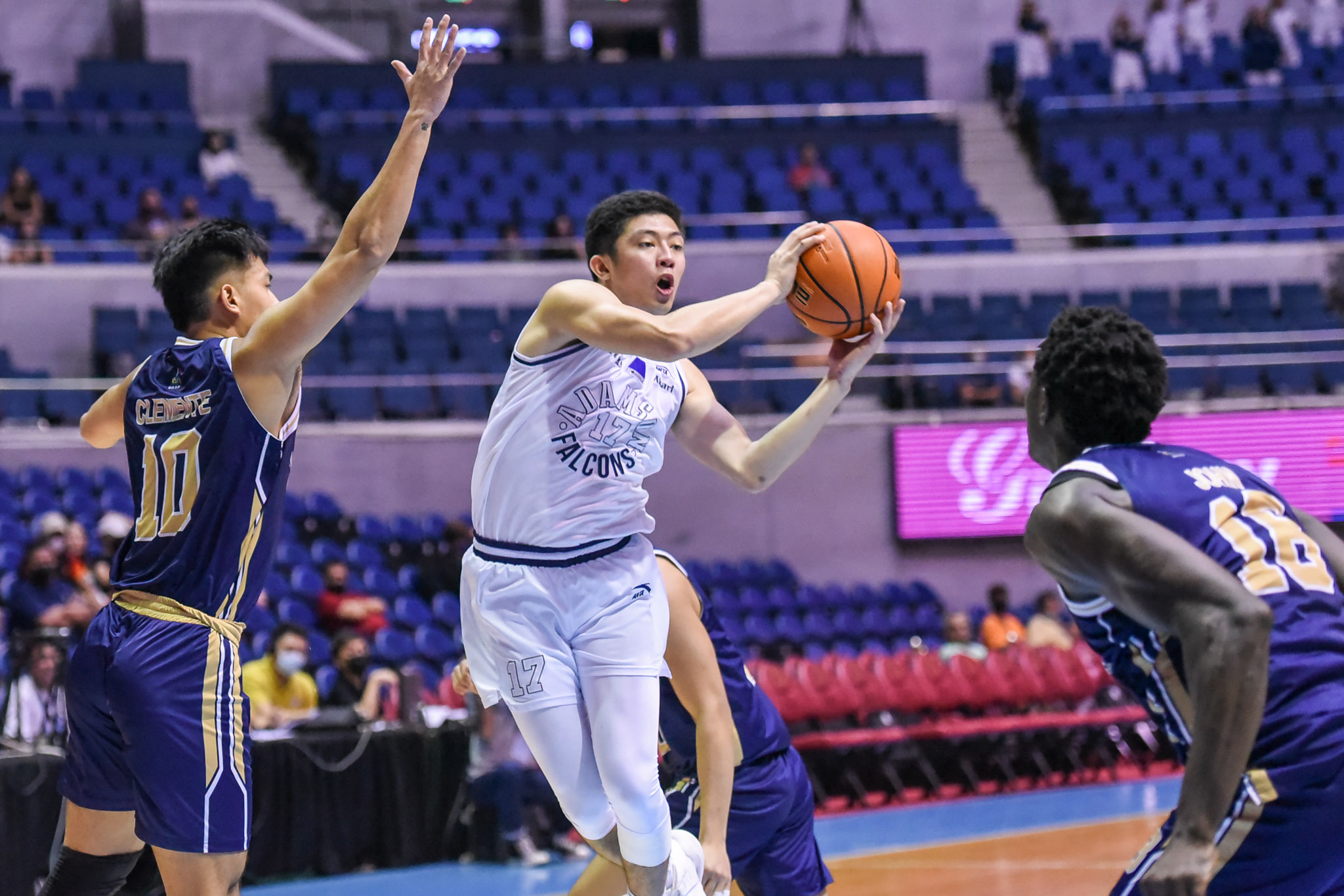 UAAP-85-MBB-NU-vs.-ADU-Jed-Colonia-7179 Adamson thrower Jasmine Remolino leads five Falcons with latin honors AdU Badminton Basketball Football News Track & Field UAAP - philippine sports news