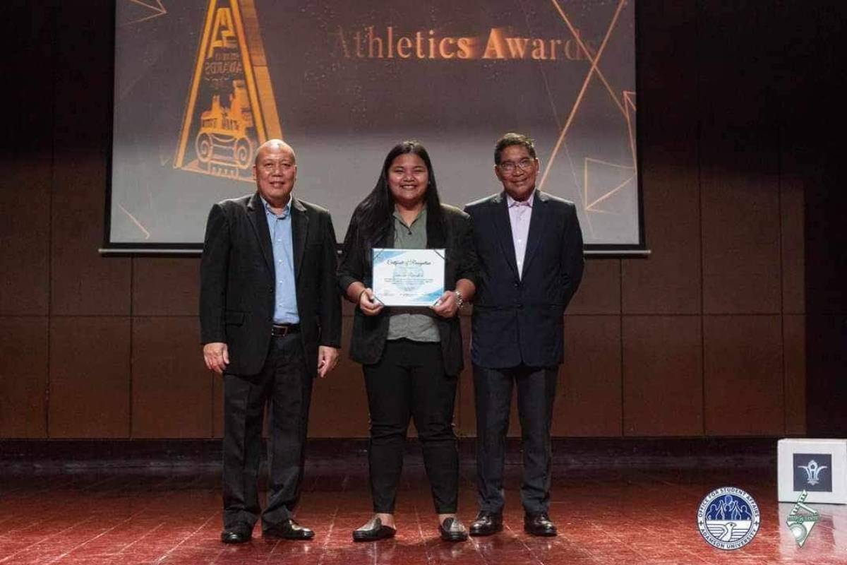 UAAP-Season-85-Track-and-Field-Adamson-Jasmine-Remolino Adamson thrower Jasmine Remolino leads five Falcons with latin honors AdU Badminton Basketball Football News Track & Field UAAP - philippine sports news