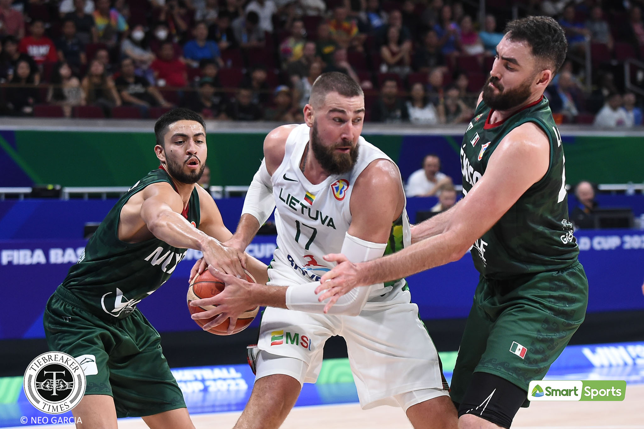 2023-FIBA-World-Cup-Mexico-vs-Lithuania-Jonas-Valanciunas Vucevic, Valanciunas share mutual respect ahead of titanic clash 2023 FIBA World Cup Basketball News - philippine sports news