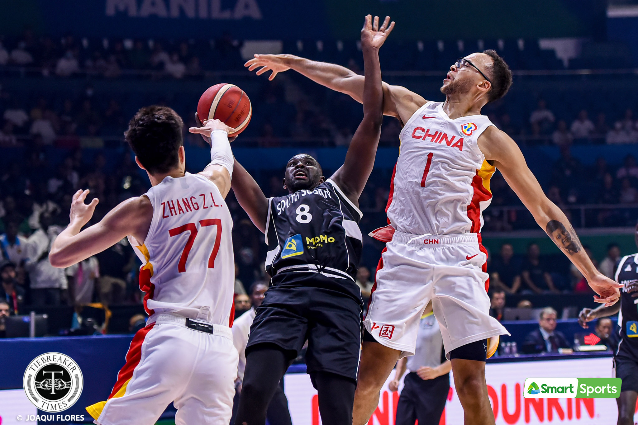 FIBA-WC-CHN-vs.-SSD-Kuany-Kuany-6143 Kyle Anderson admits NBA players in 'dangerous waters' in FIBA-style of play 2023 FIBA World Cup Basketball News - philippine sports news