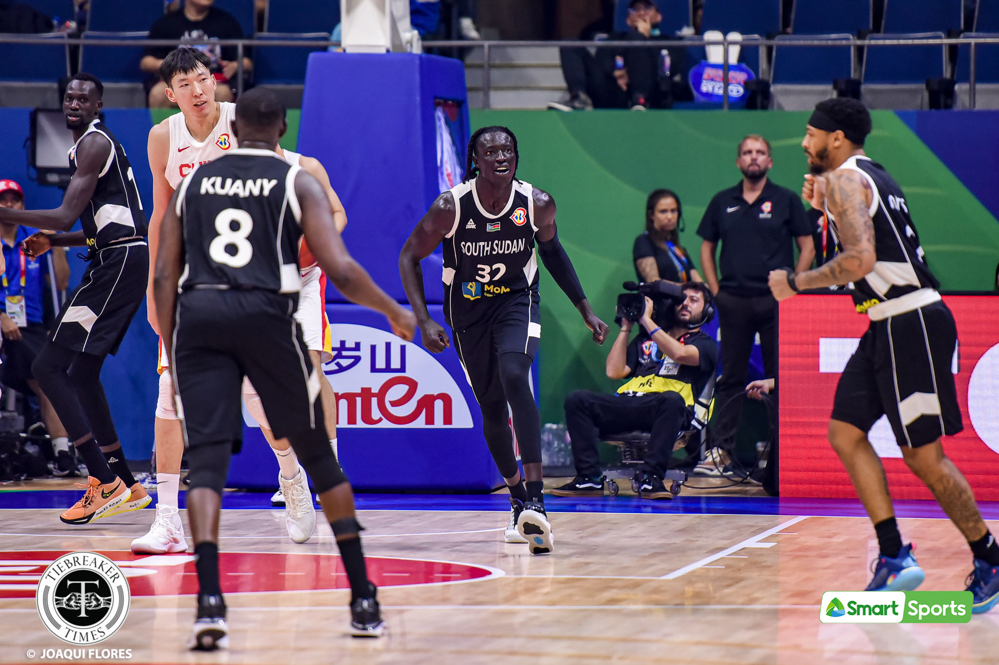 FIBA-WC-CHN-vs.-SSD-Wenyen-Gabriel-6490 South Sudan's 16 y/o NBA prospect Maluach soaks in FIBA WC experience 2023 FIBA World Cup Basketball News - philippine sports news