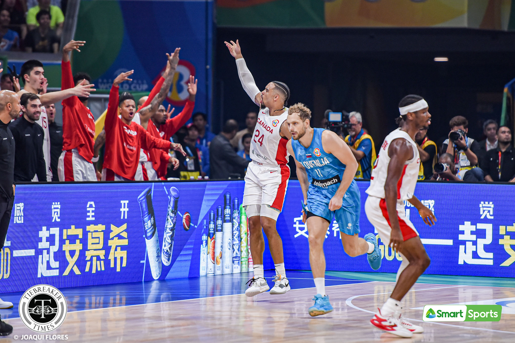 FIBA-WC-CAN-vs.-SLO-Dillon-Brooks-9228 Luka Doncic, Dillon Brooks get DQ'd in Canada-Slovenia clash 2023 FIBA World Cup Basketball News - philippine sports news