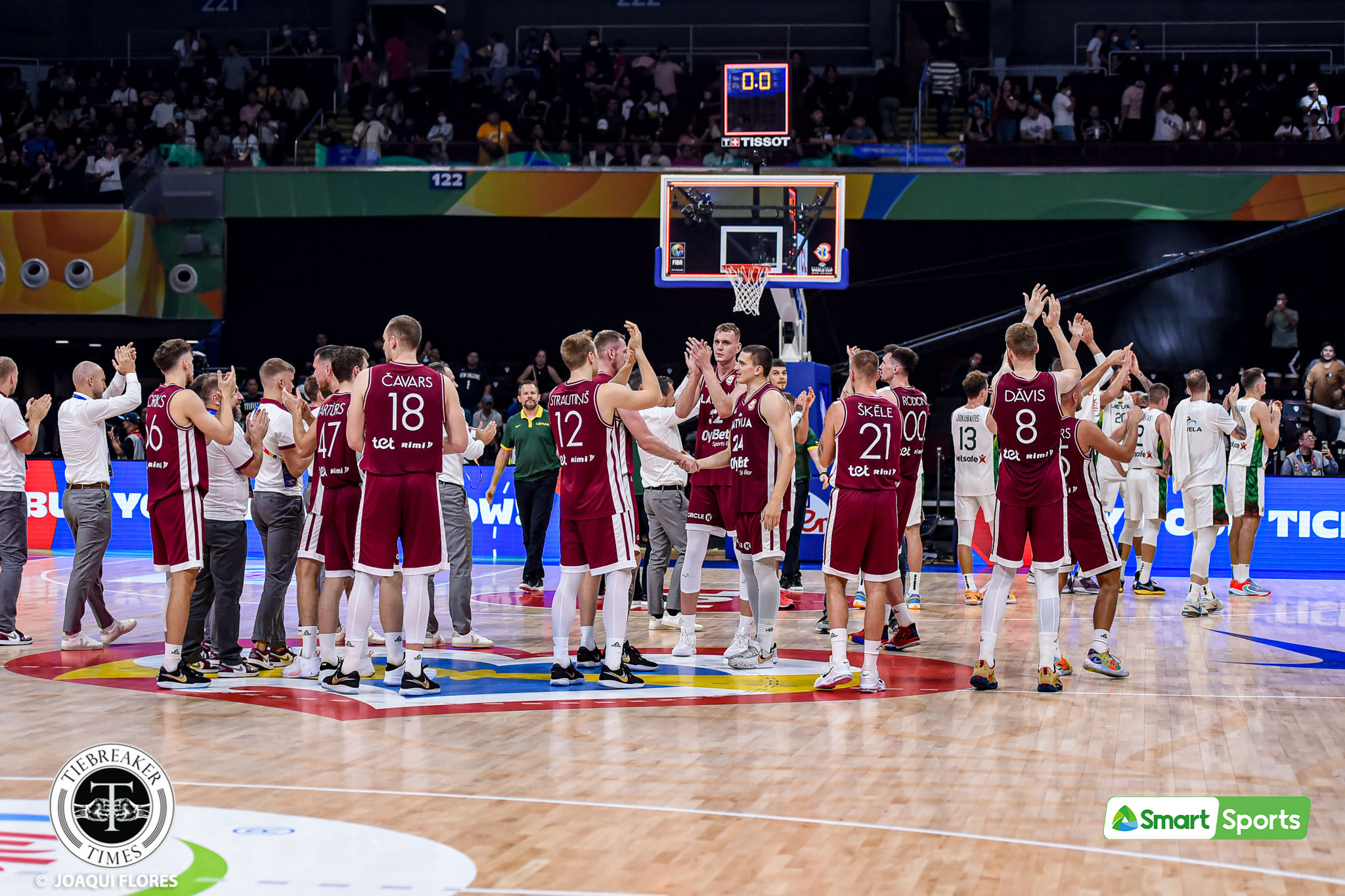 FIBA-WC-LAT-vs.-LTU-7898 Zagars dishes FIBA WC-record 17 assists as Latvia romps Lithuania for fifth 2023 FIBA World Cup Basketball News - philippine sports news