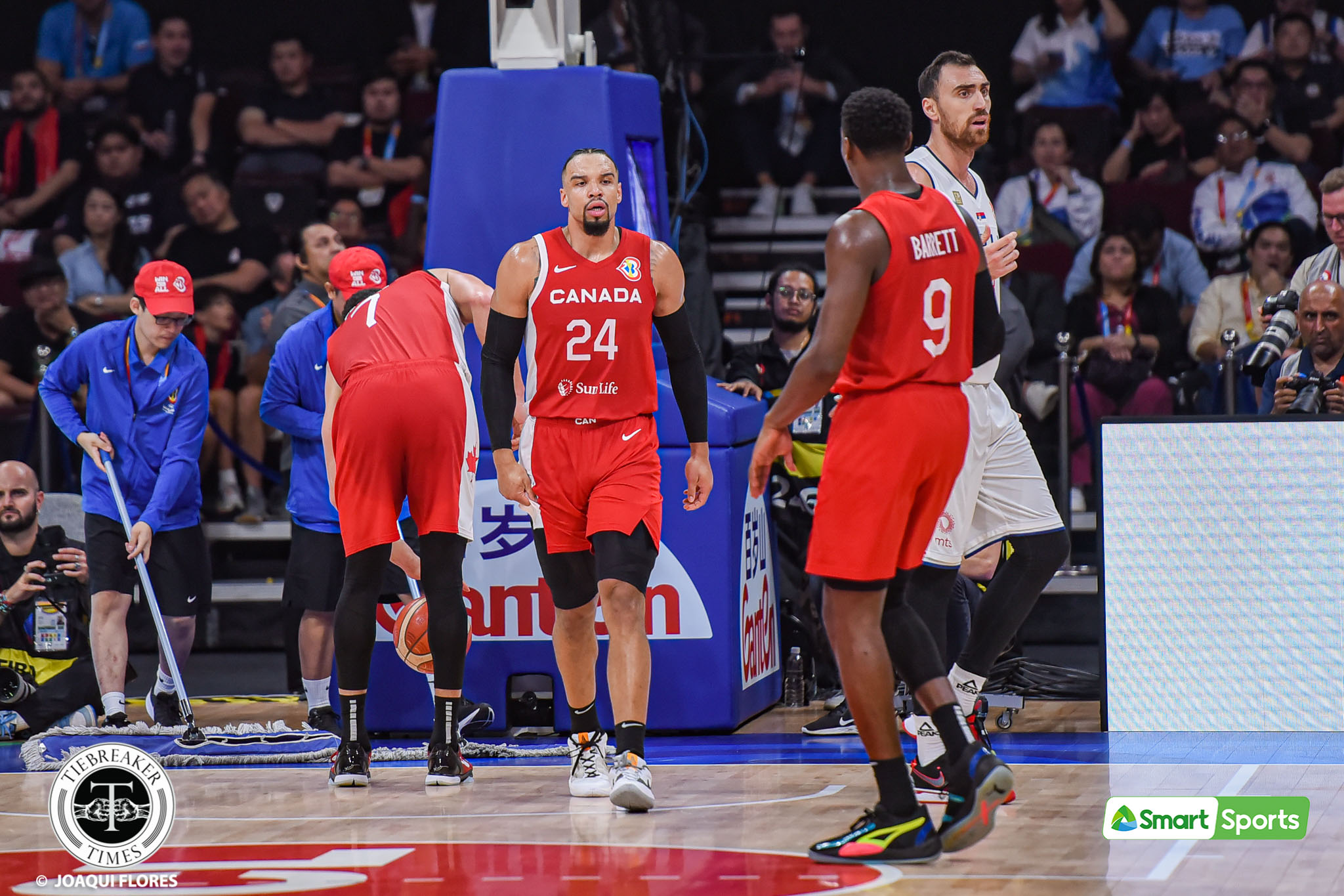 FIBA-WC-SRB-vs.-CAN-Dillon-Brooks-3997 Inexperience, not officiating led to Canada's downfall vs Serbia, admits Jordi Fernandez 2023 FIBA World Cup Basketball News - philippine sports news