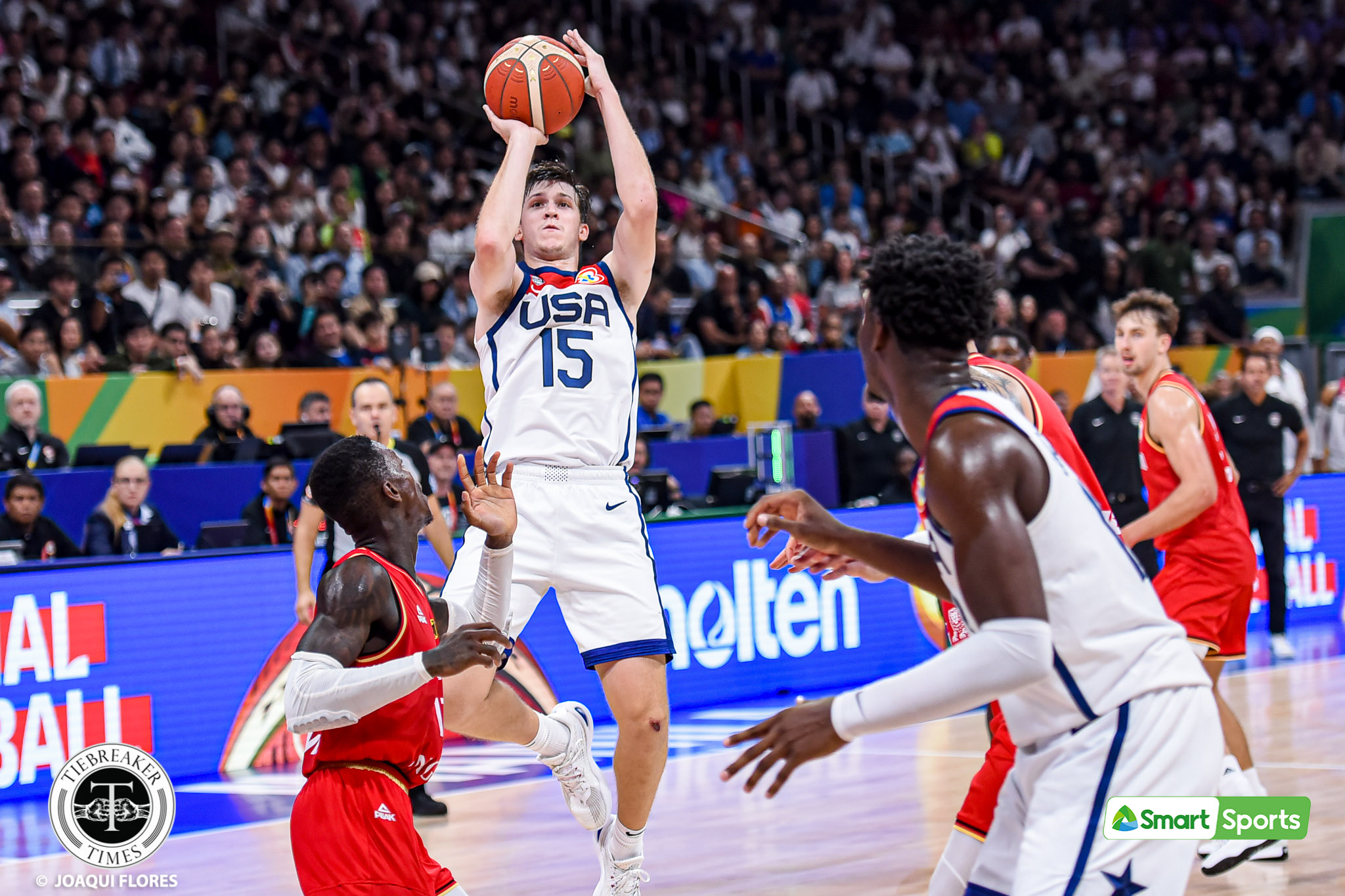 FIBA-WC-USA-vs.-GER-Austin-Reaves-5845 Despite heartbreak, Austin Reaves cheers on Schroder's triumph 2023 FIBA World Cup Basketball News - philippine sports news