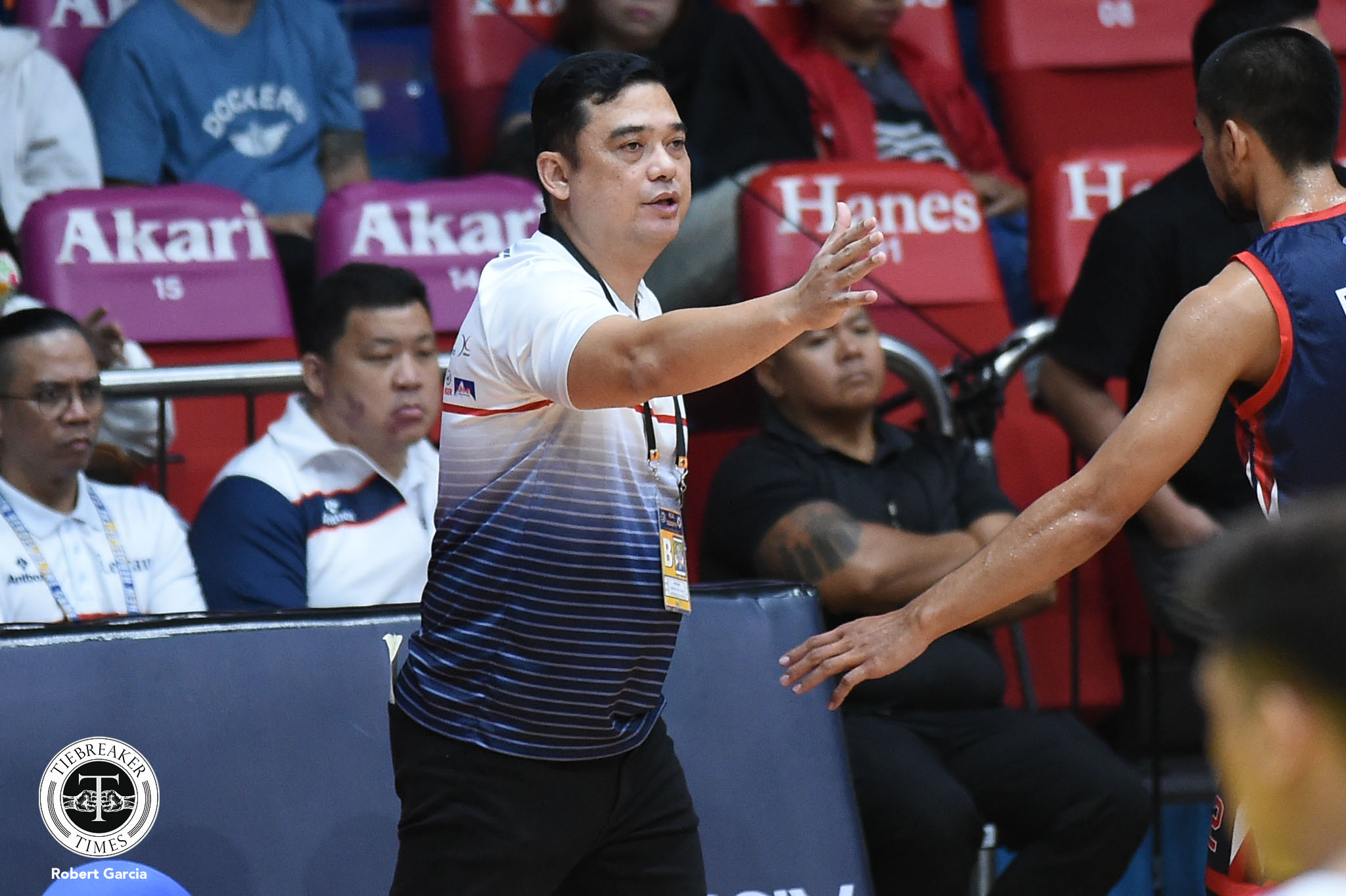 NCAA-99-EAC-vs.-CSJL-Rensy-Bajar-2 Rensy Bajar remains optimistic despite slow start for Letran Basketball CSJL NCAA News - philippine sports news