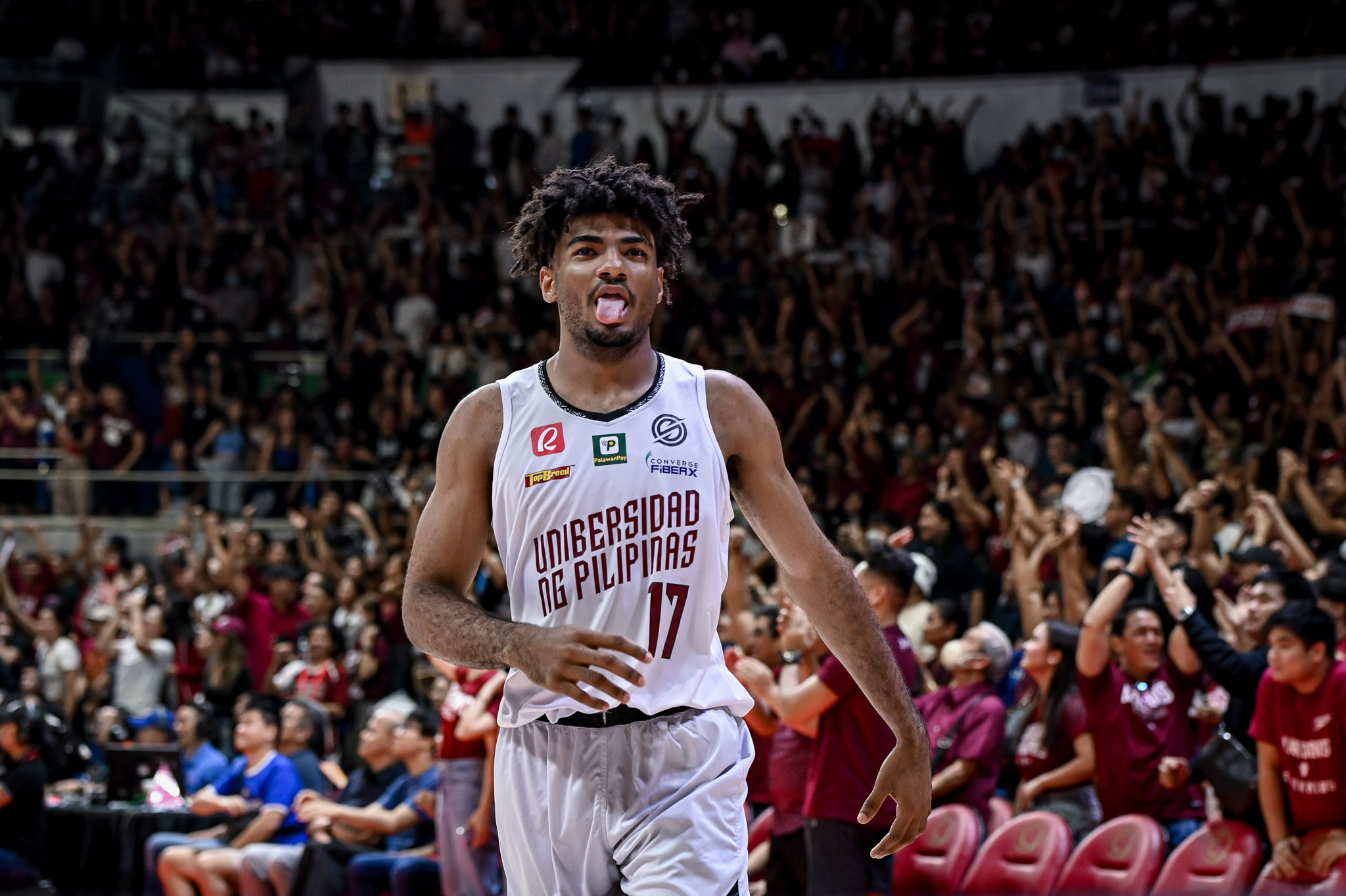 UAAP86-MBB-UP-vs-ATENEO-FRANCIS-LOPEZ-4333 Francis Lopez finishes what CJ Cansino started with 'shush' taunt Basketball News UAAP UP - philippine sports news