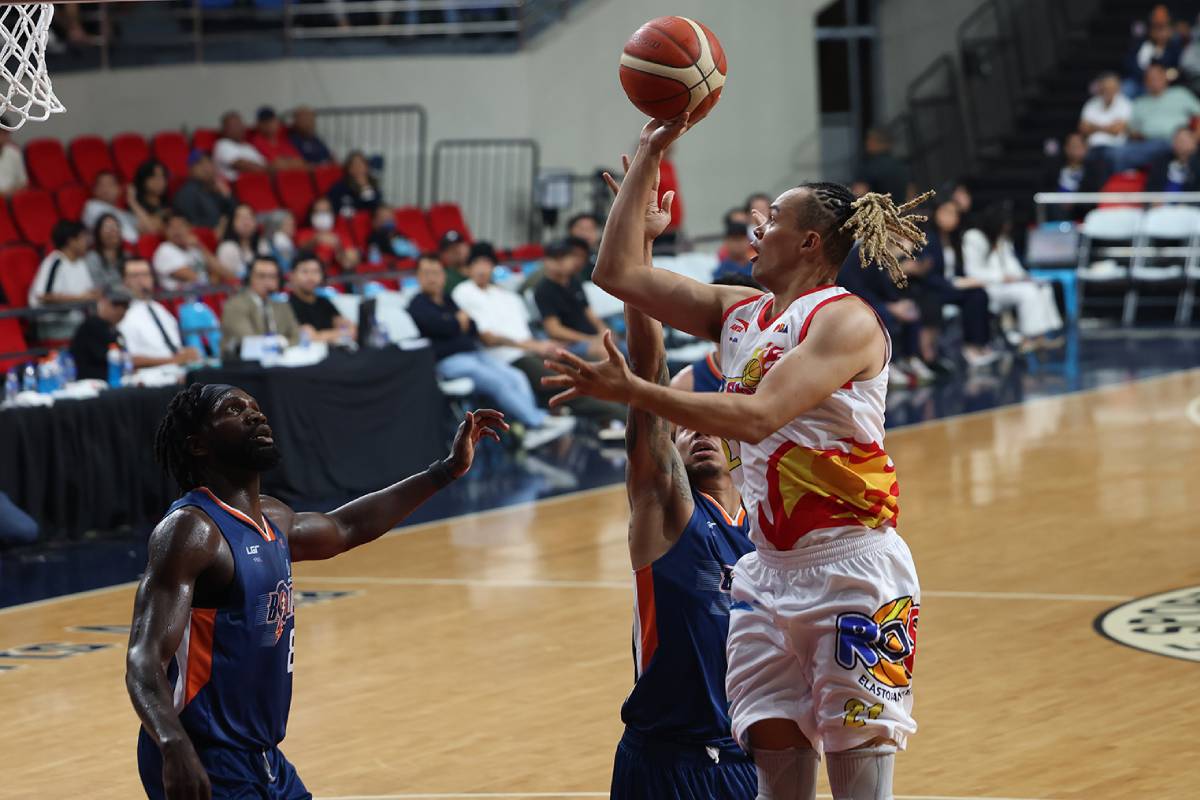 2023-24-PBA-Commissioners-Cup-Meralco-vs-Rain-or-Shine-Keith-Datu Keith Datu's near-perfect debut marred by late-game free throw woes Basketball News PBA - philippine sports news