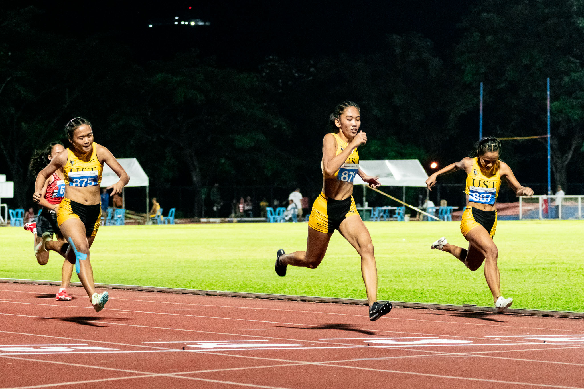 UAAP-86-Athletics-Championship-Day-1-Iza-Pangilinan-09298 UAAP 86 Athletics: Adamson boys off to blazing start after 1-2-3 in 100m, Angeles and Lorana golds ADMU AdU DLSU News NU Track & Field UAAP UE UST - philippine sports news