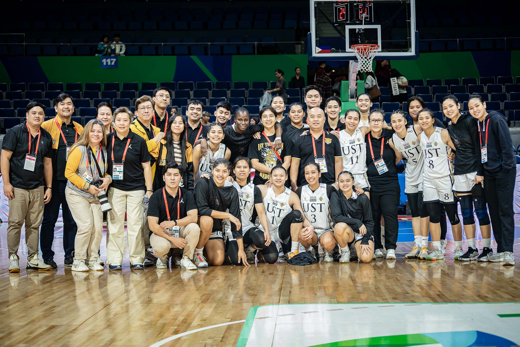 UAAP-86-Basketball-UST-vs.-UP-UST-64 UST sports 'HMO' on jerseys as heartfelt gesture to Haydee Ong Basketball News UAAP UST - philippine sports news