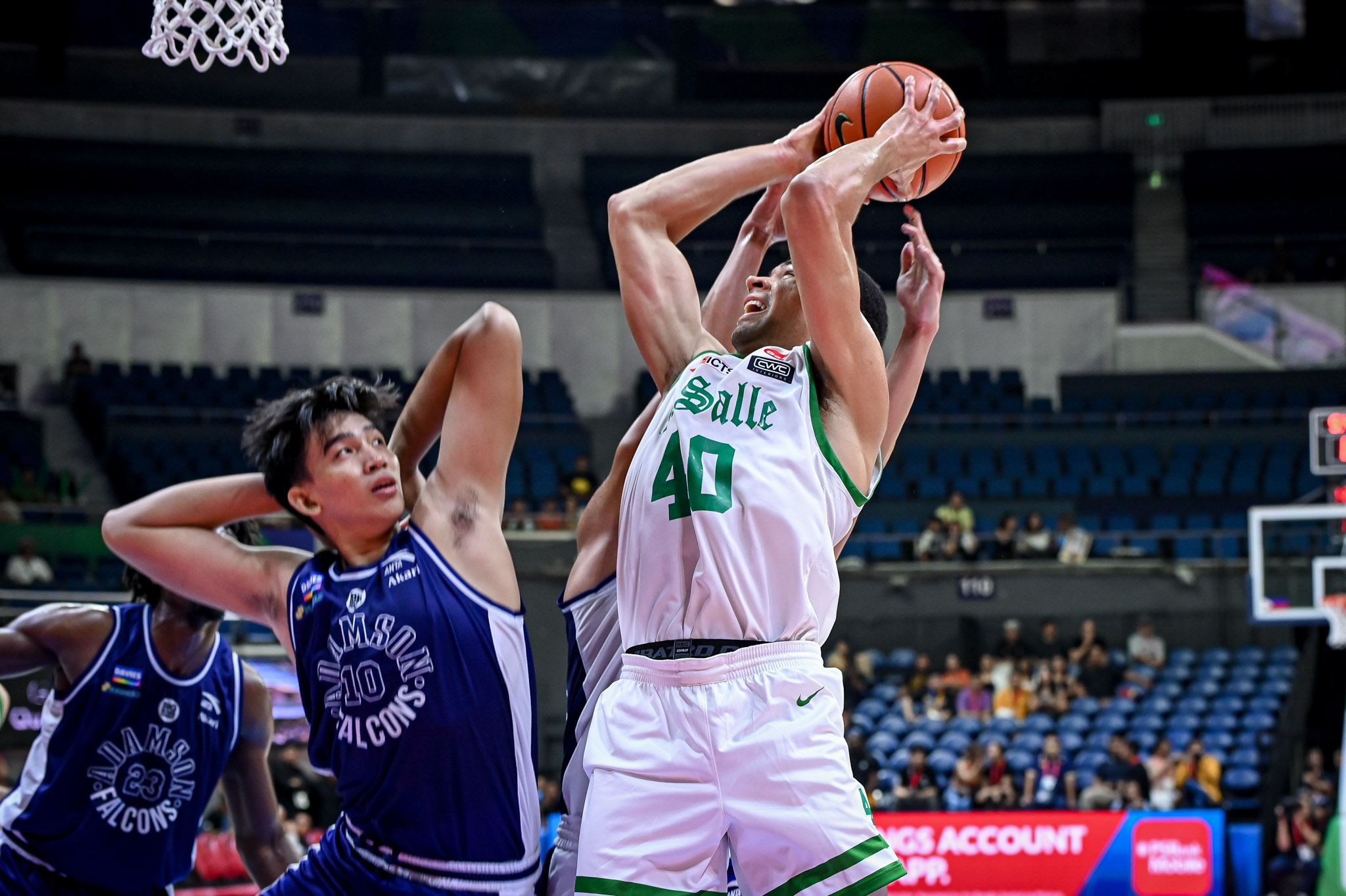 UAAP86-MBB-DLSU-vs-ADU-MICHAEL-PHILLIPS-9315 Michael Phillips downplays revenge narrative after La Salle makes Final Four at Adamson's expense Basketball DLSU News UAAP - philippine sports news