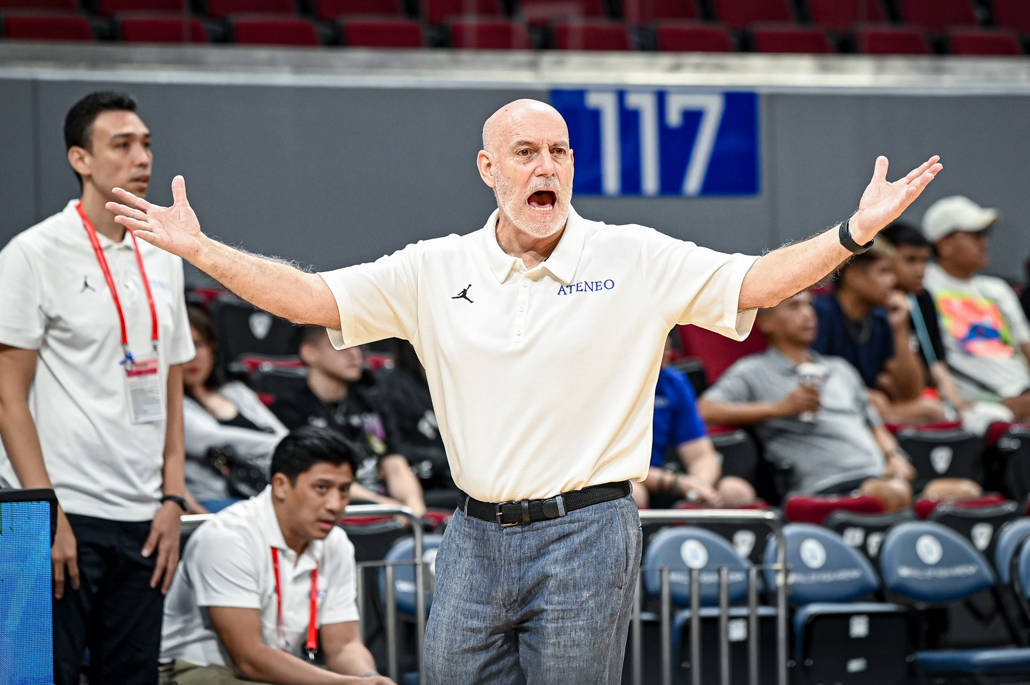 UAAP86-MBB-UE-vs-ATENEO-HC-TAB-BALDWIN-1051 Tab Baldwin takes a stand: Labels pressure on UAAP referees 'shameful' ADMU Basketball News UAAP - philippine sports news