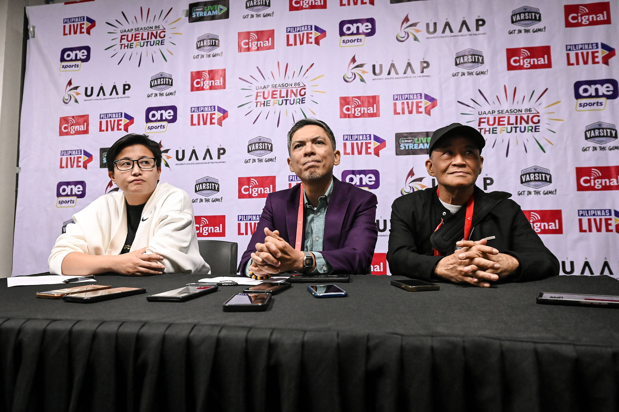 UAAP86-Presscon-Mariana-Lopa-Rebo-Saguisag-Rod-Roque-3384 UAAP clarifies chairman's 'resignation' amidst ongoing events: Business as usual, says league officials News UAAP - philippine sports news