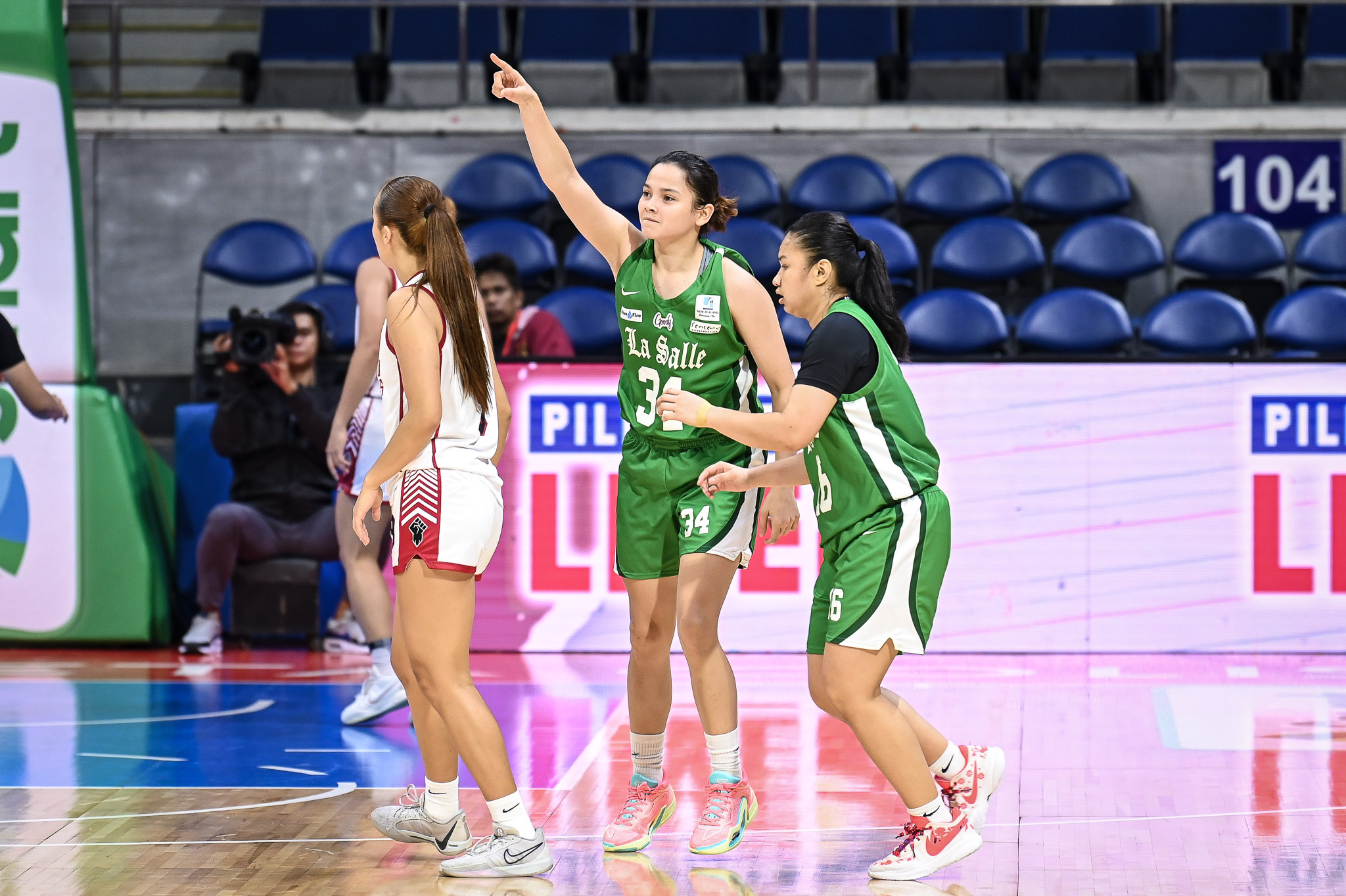 UAAP86-WBB-Luisa-San-Juan-4488 UAAP 86 WBB: Lee Sario lifts La Salle to upset win over UP, keeps slim Final Four hopes alive Basketball DLSU News UAAP UP - philippine sports news