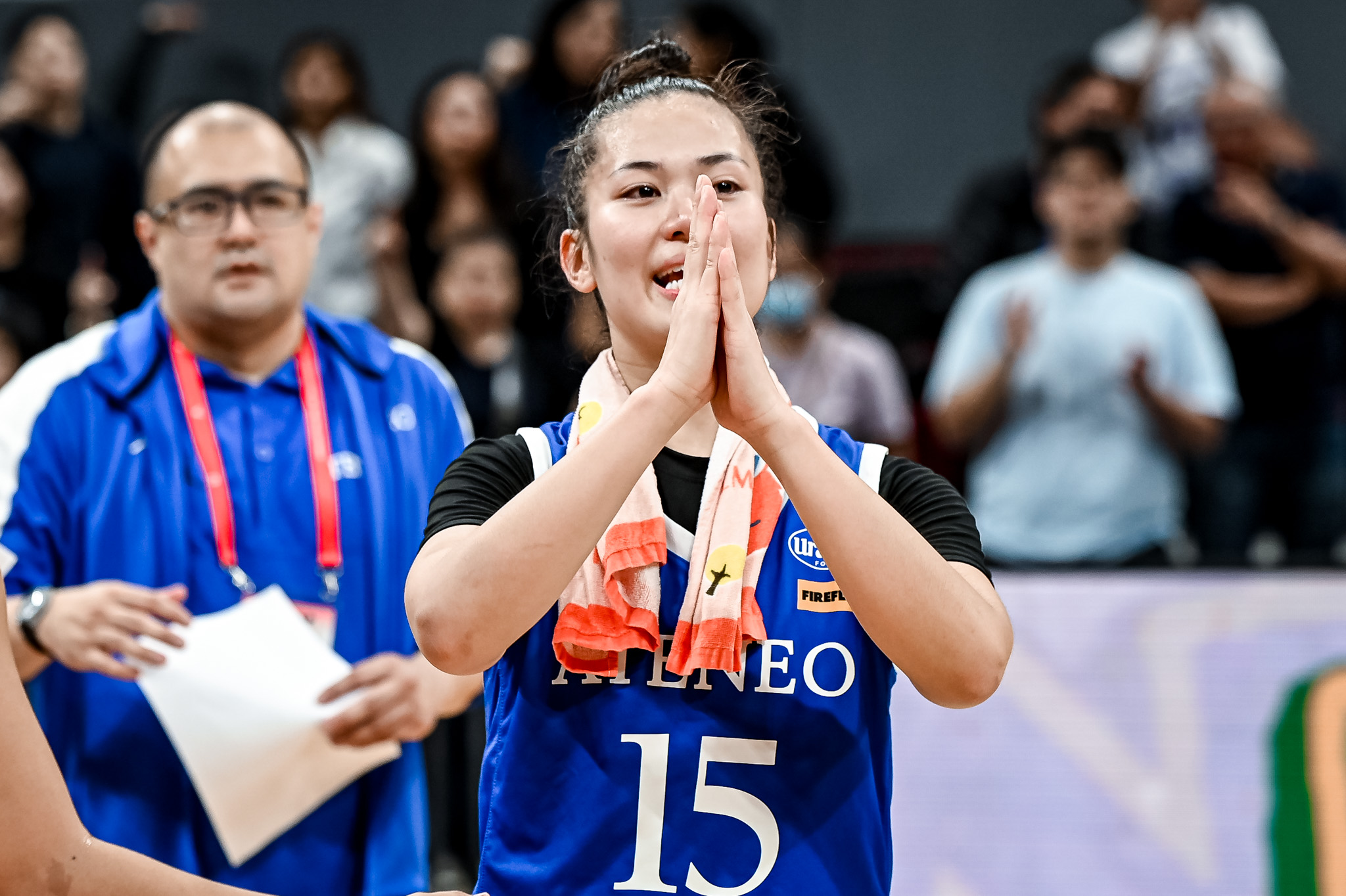 UAAP86-WBB-NU-vs-ATENEO-JHAZ-JOSON-6284 'Queen Eagle' Jhazmin Joson receives emotional send-off from Ateneo, NU ADMU Basketball News UAAP - philippine sports news
