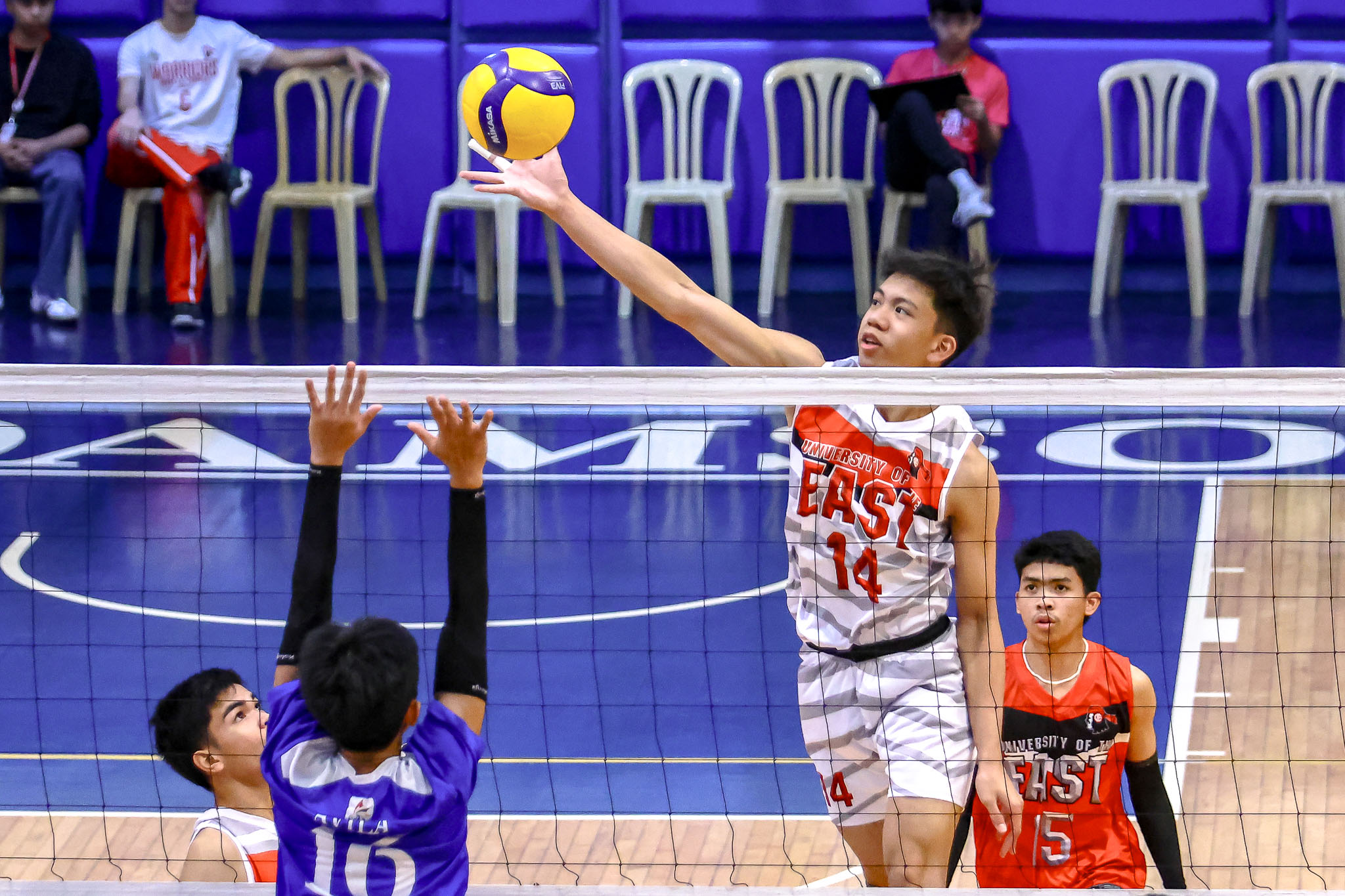 UAAP-86-HSVB-Boys-UE-vs-ADMU-Clarence-Gianan UAAP 86 HSVB: FEU-D, UST dump foes, keep pace with Adamson in girls' volley ADMU DLSU FEU News UAAP UE UST Volleyball - philippine sports news
