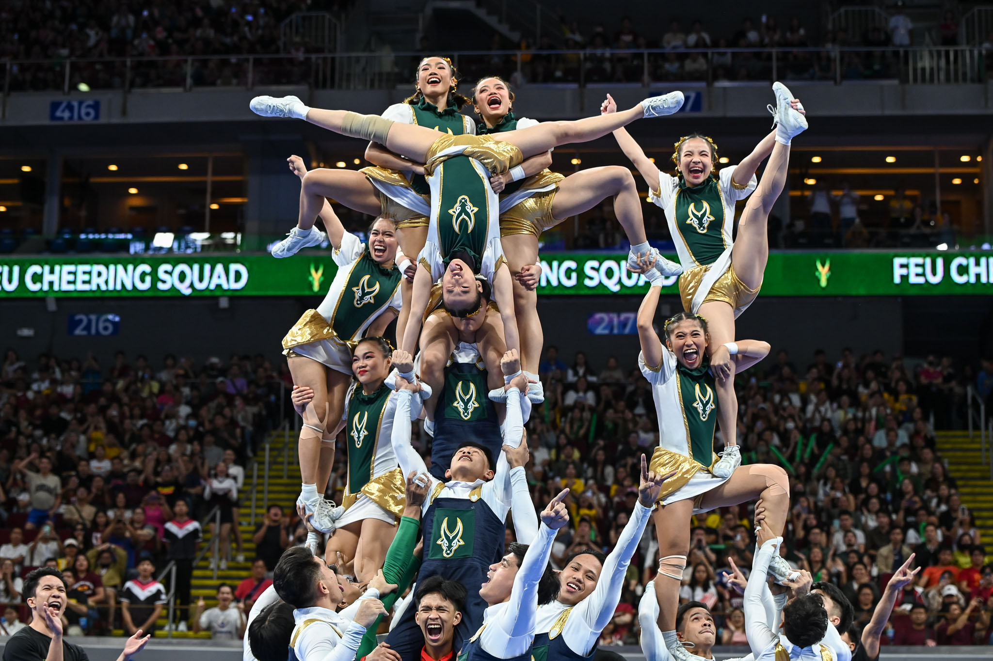 UAAP86-CDC-FEU-8926 Bowser Who? FEU Cheering Squad conquer UAAP CDC 2023 with Super Mario triumph ADMU AdU Cheerleading DLSU FEU News NU UAAP UE UP UST - philippine sports news